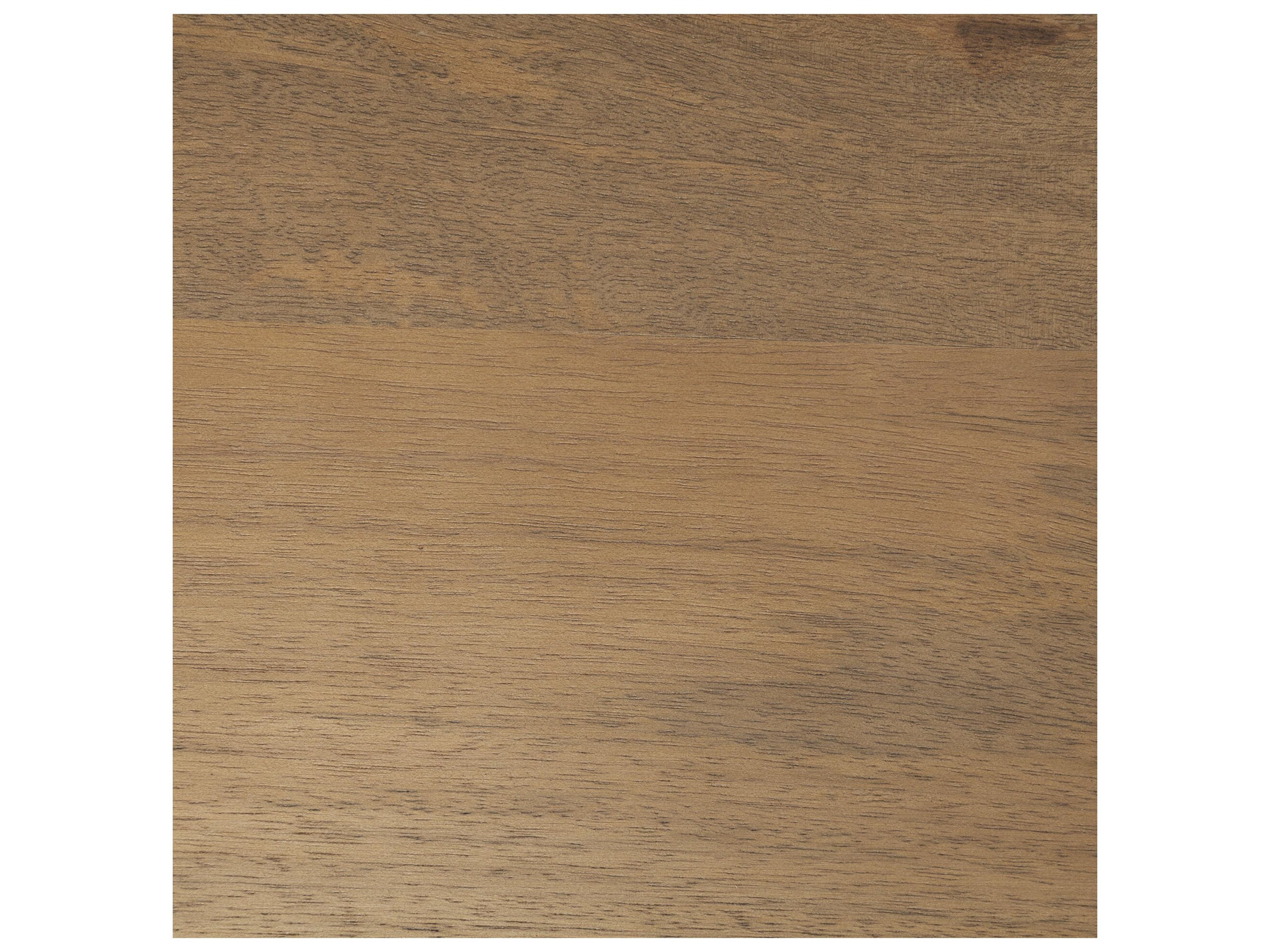 Mercana Conan 25" Seat Height Brown Wood Seat Black Metal Frame Counter Stool