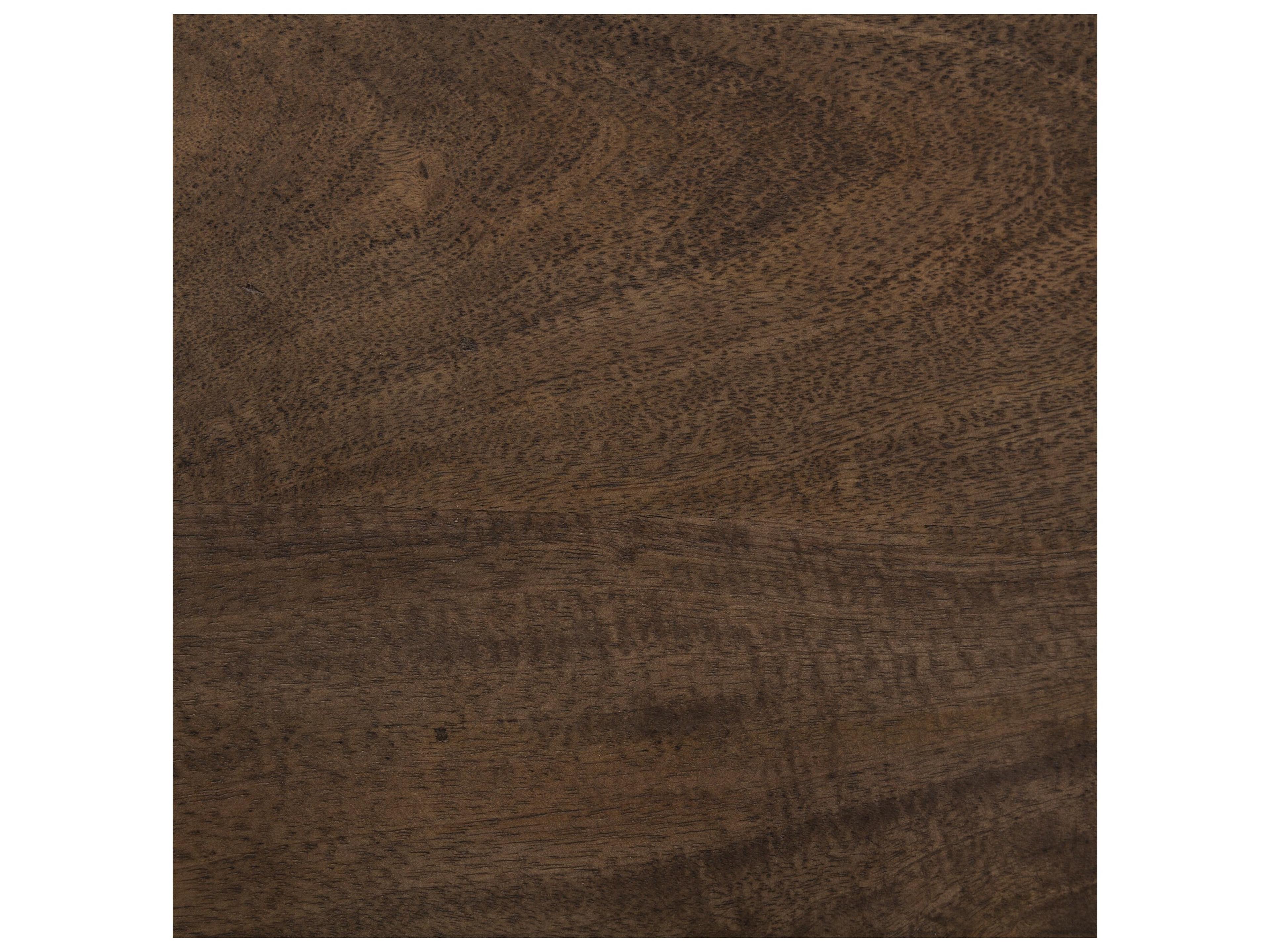 Mercana Glenn III 56L x 14W Dark Brown Wood w/ Black Iron Frame, 4 Drawer Console Table