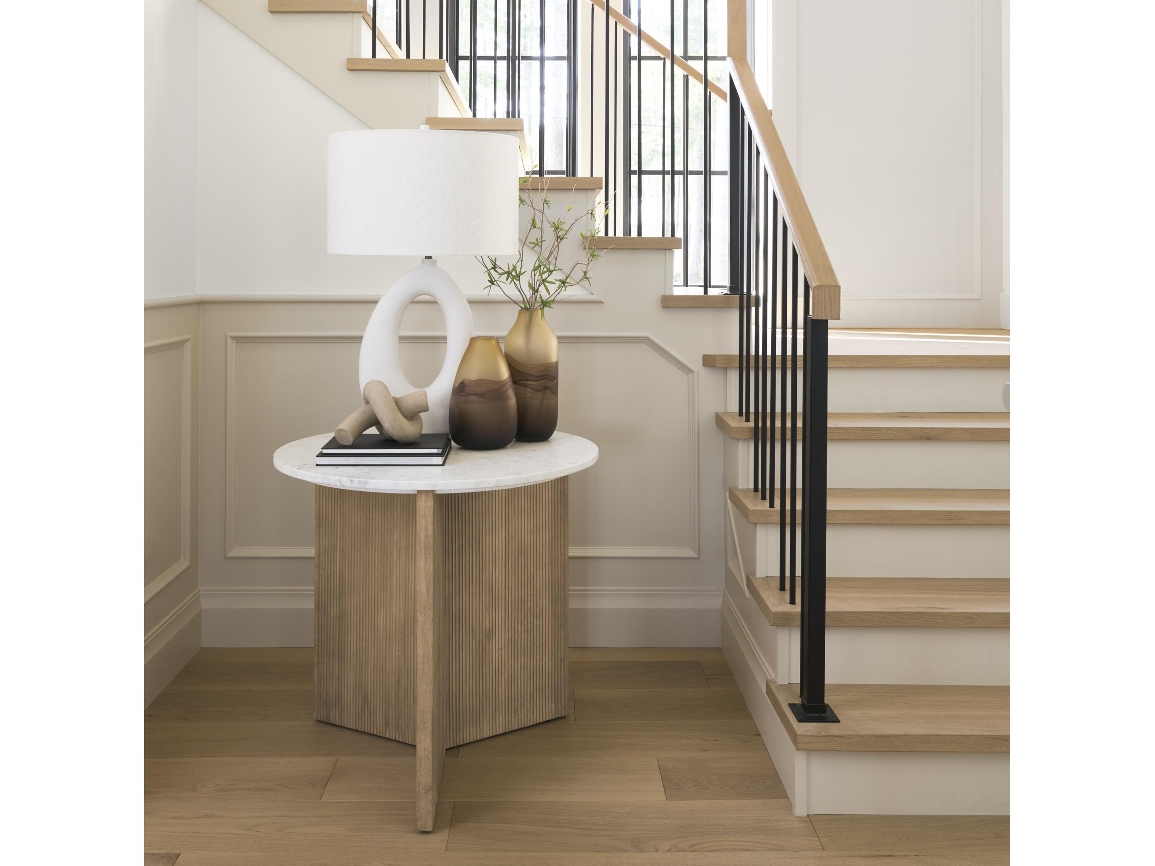 Mercana Pyla Large Yellow/Brown Glass Sand Dune Inspired Vase