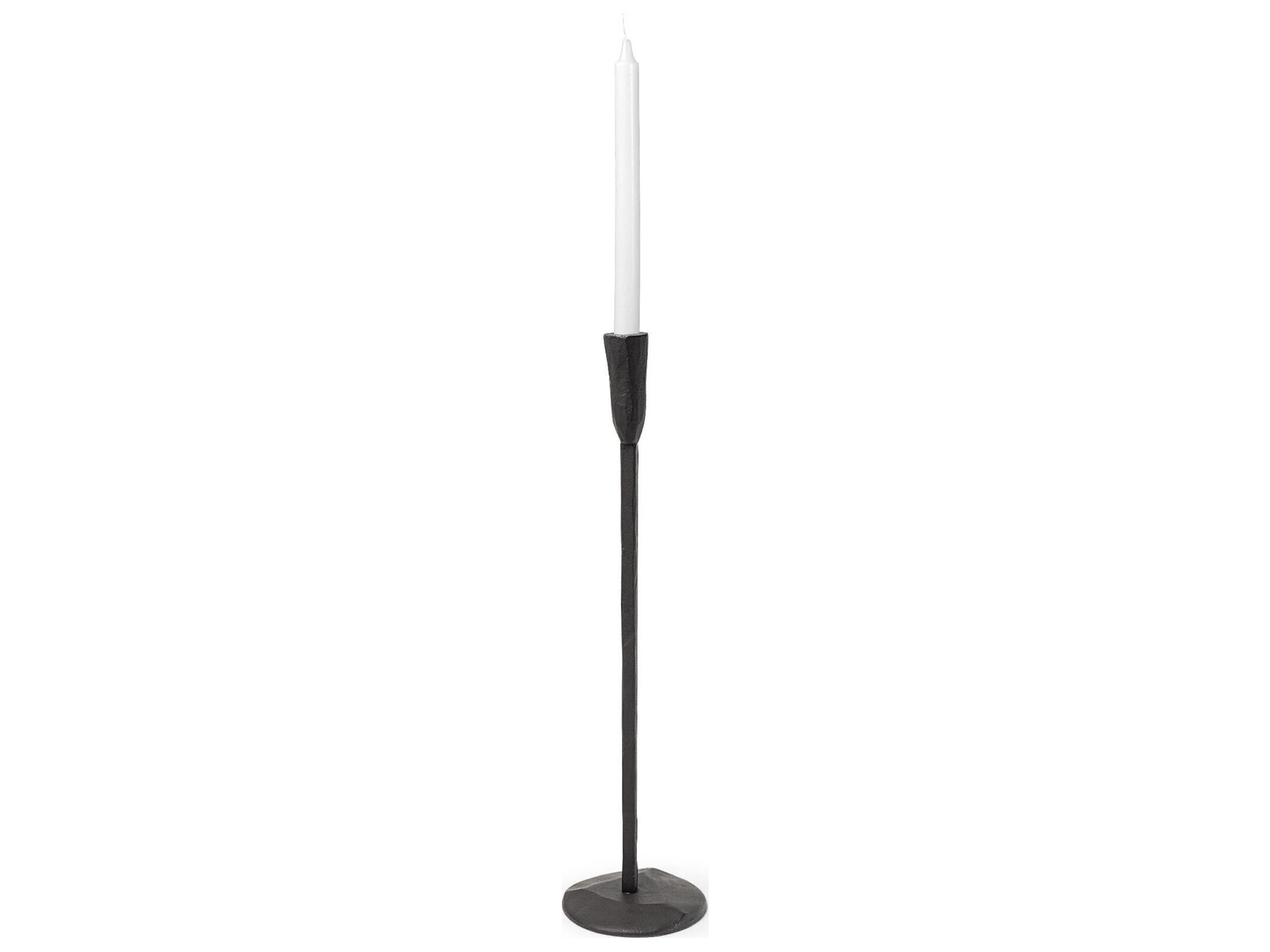 Levit (Large) Black Table Candle Holder