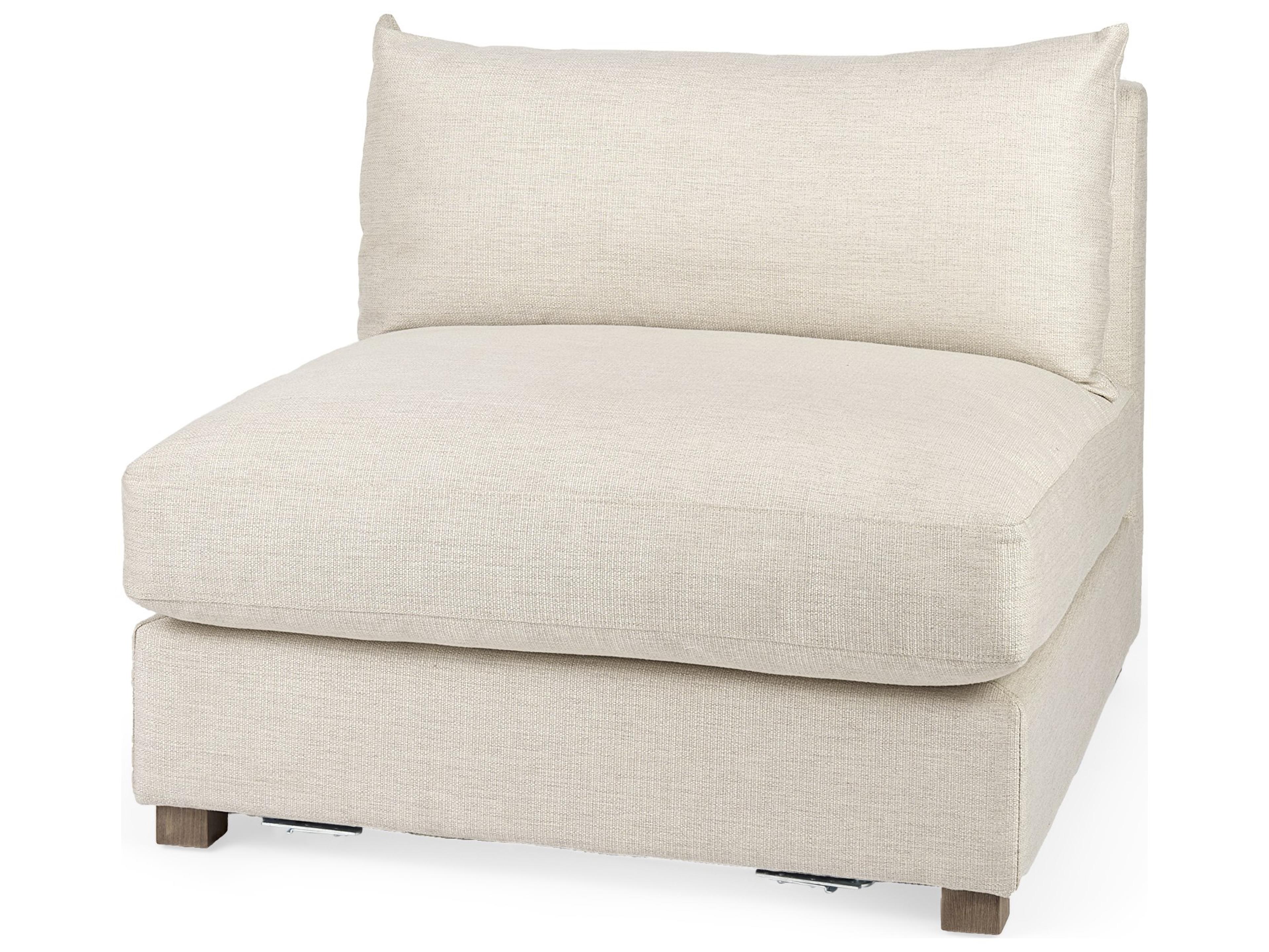 Valence 38.2L x 38.6W x 28.3H Beige Armless Sectional Piece
