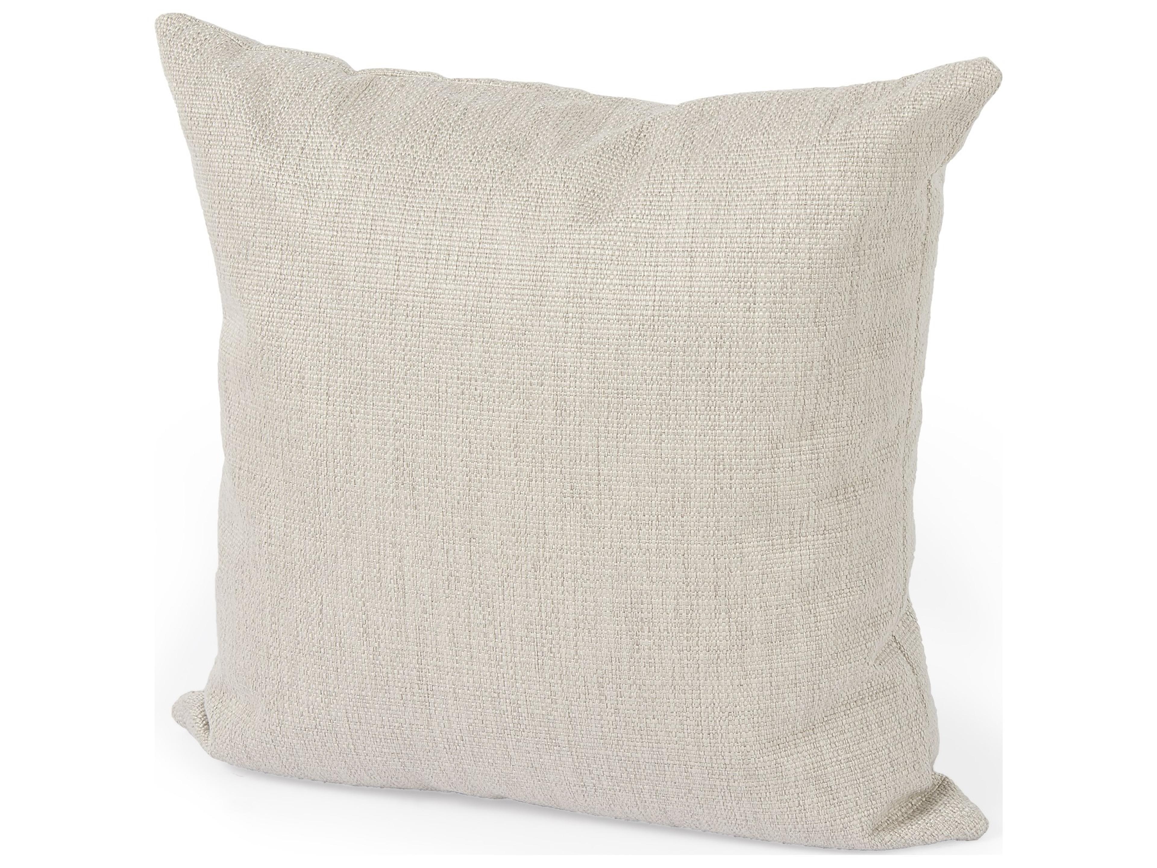 Valence Beige Throw Pillow Sectional Piece