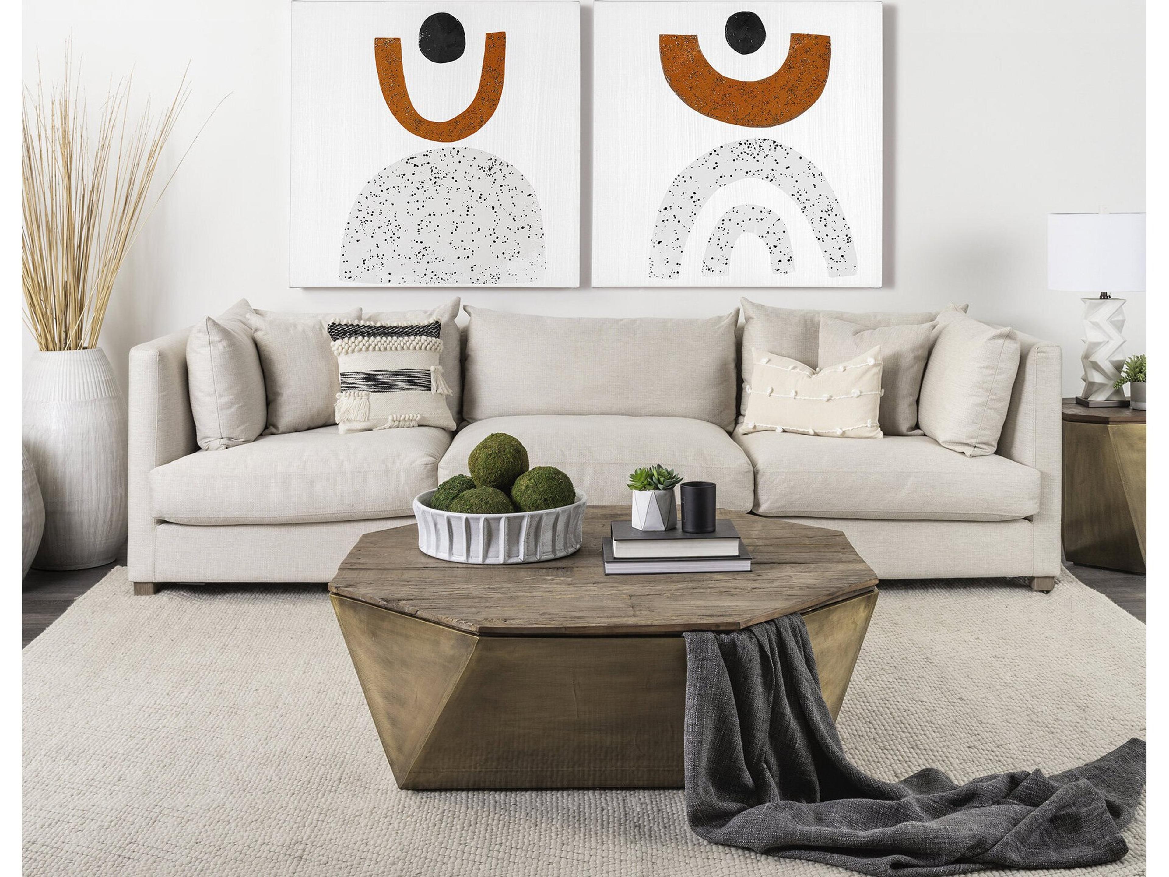 Mercana Valence Beige Throw Pillow Sectional Piece