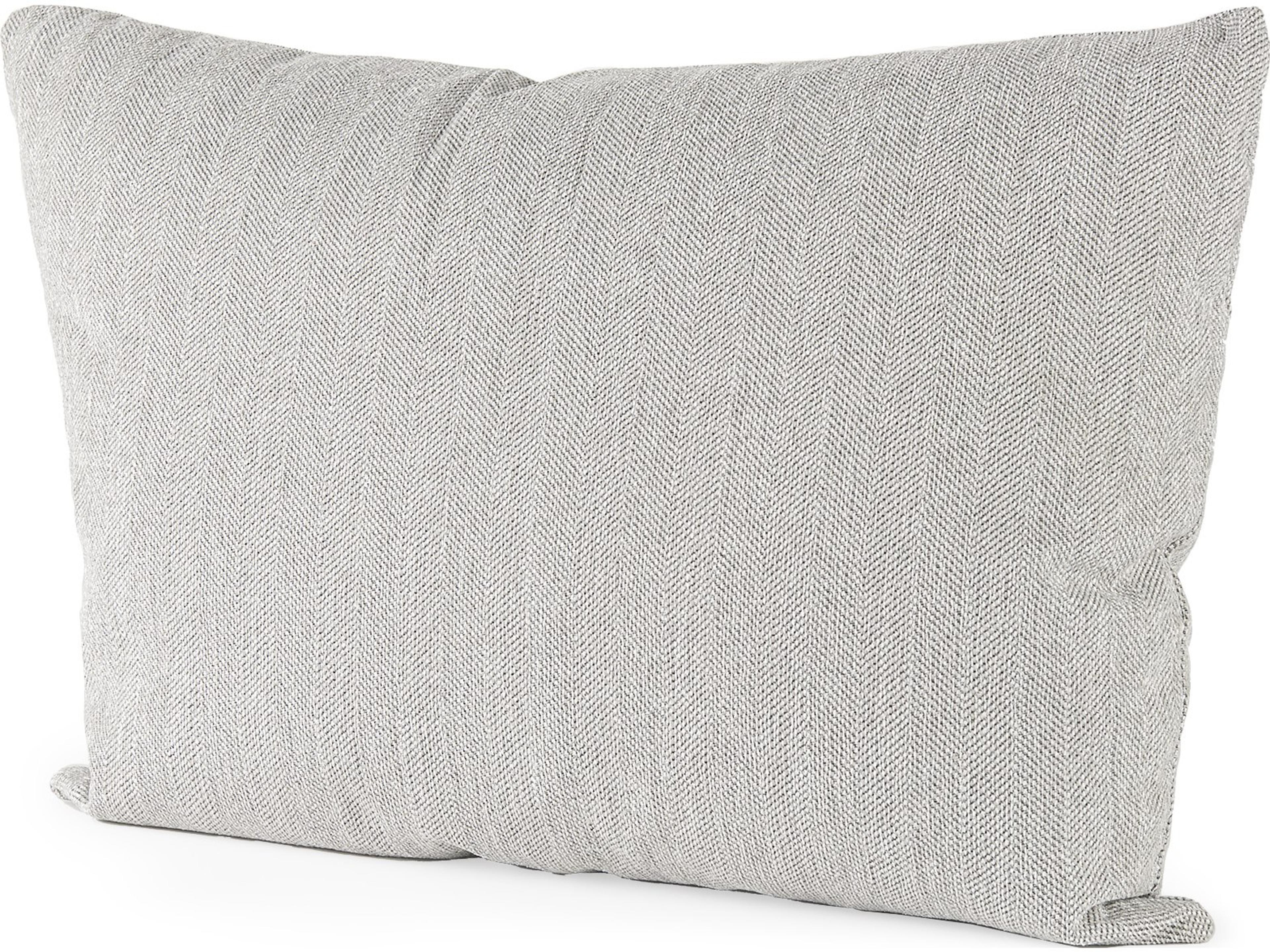 Valence Light Gray Arm Pillow Sectional Piece
