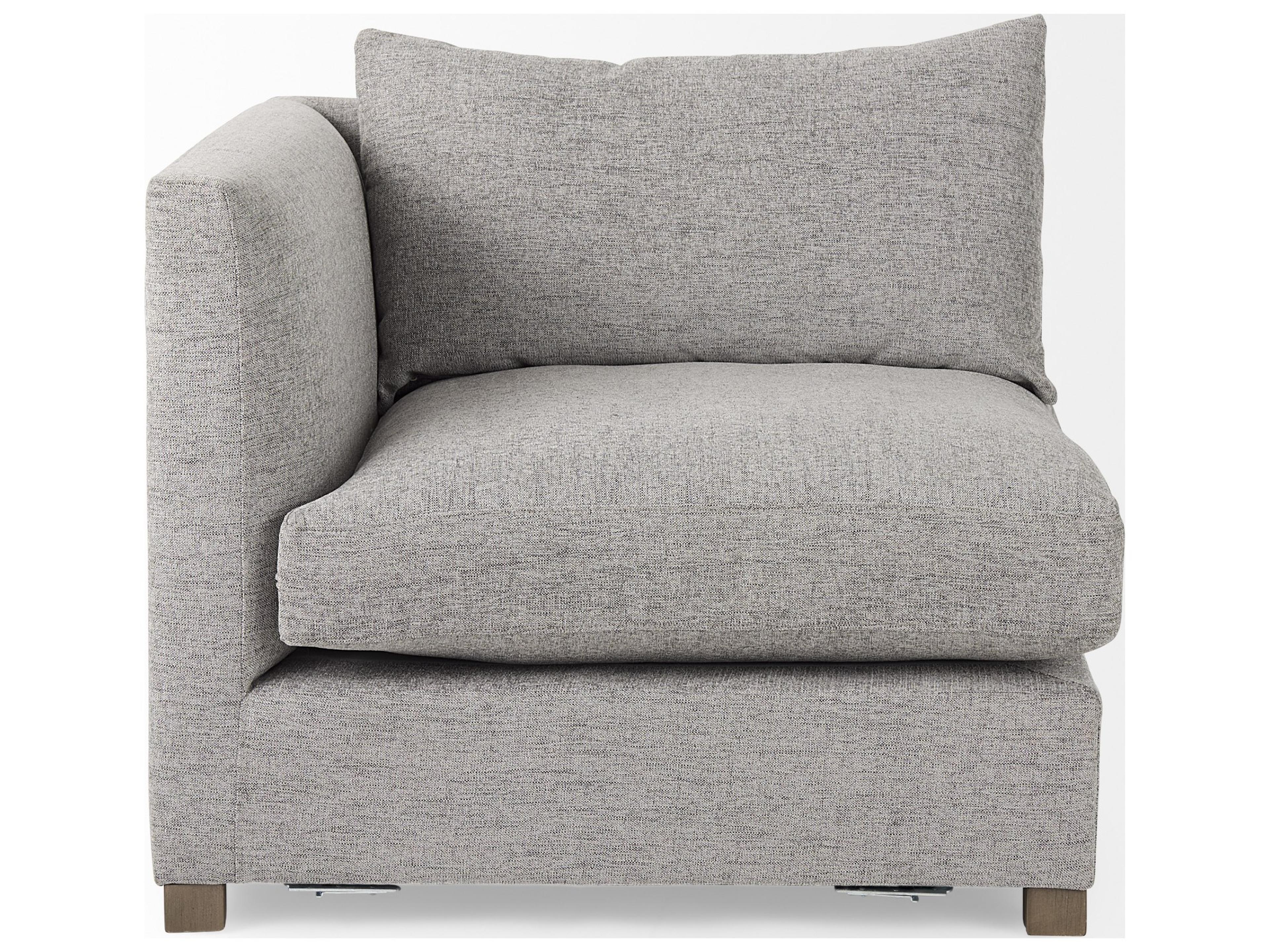 Mercana Valence 37.8L x 38.6W x 28.3H Medium Gray Corner Sectional Piece