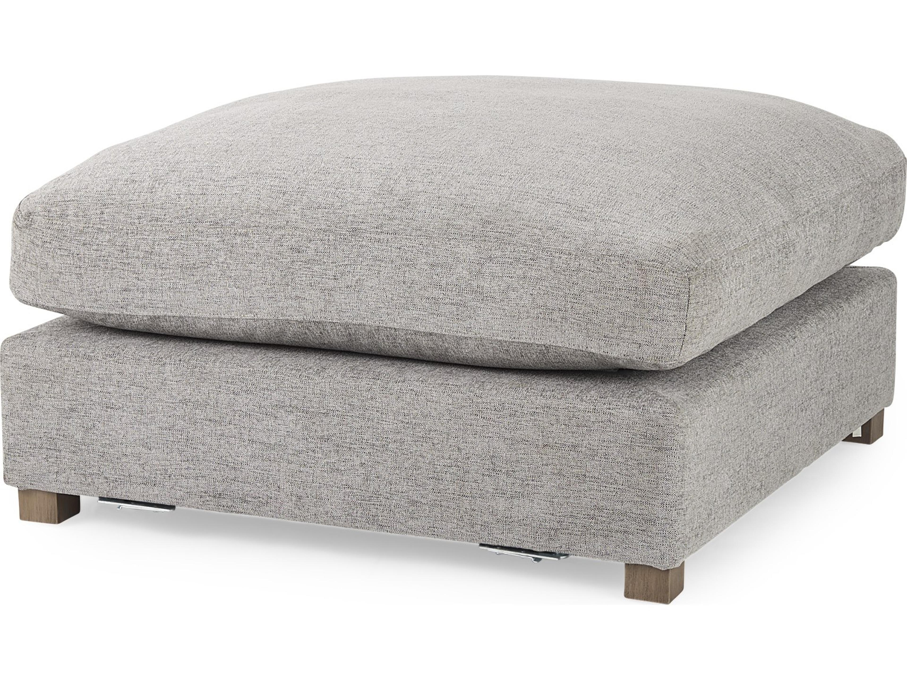 Valence 38.6L x 38.6W x 17.7H Medium Gray Full Size Ottoman Sectional Piece