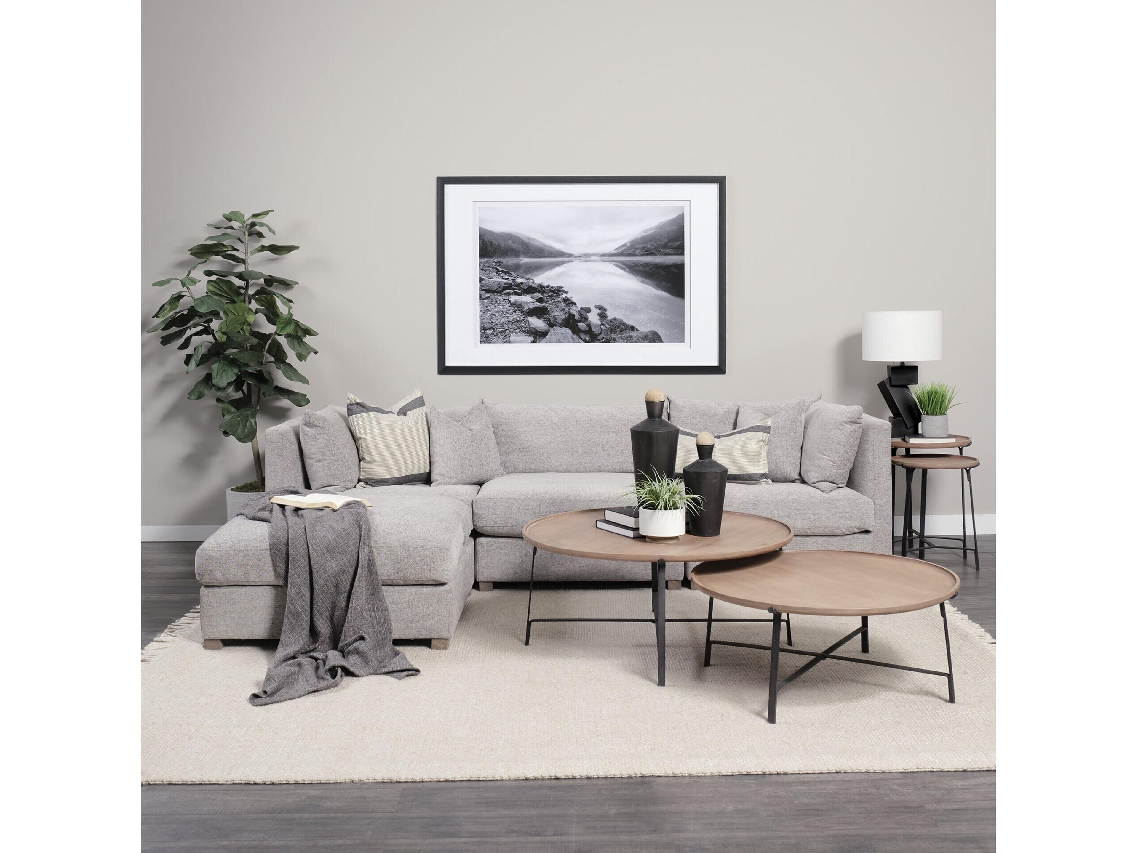 Mercana Valence Medium Gray Throw Pillow Sectional Piece