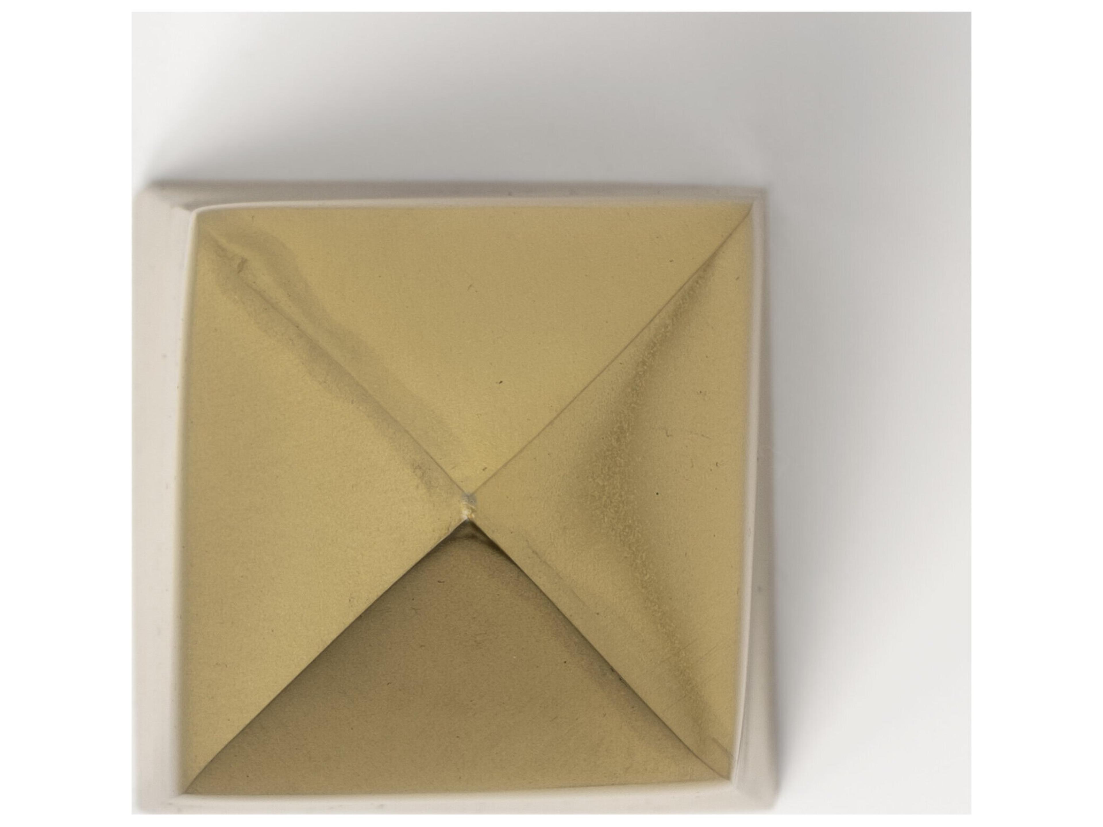 Mercana Giza (Set of 2) 4L x 4W Gold Elongated Pyramids