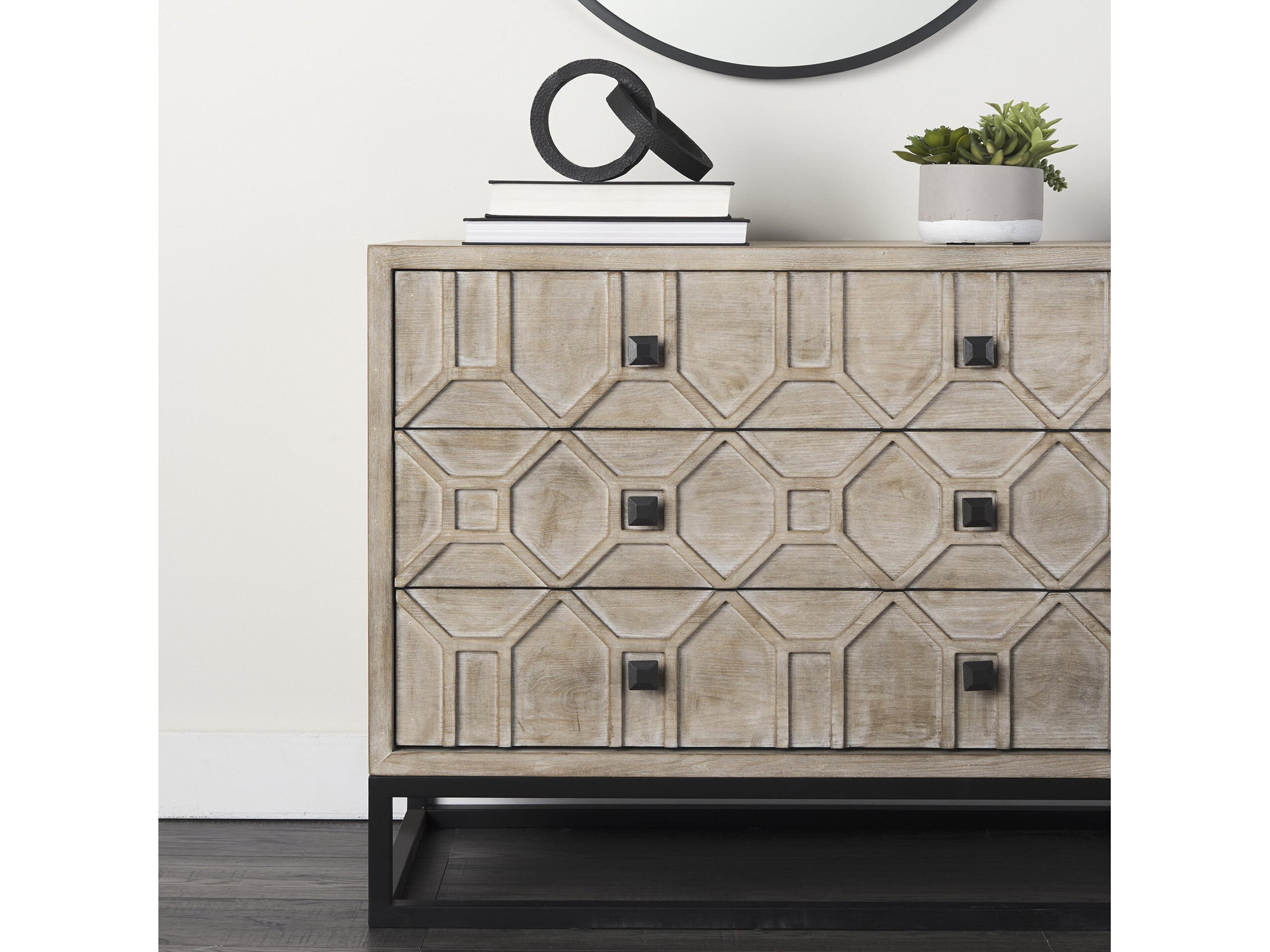 Mercana Rafiki Two Blackened Hammered Finish Metal Conjoined Circles