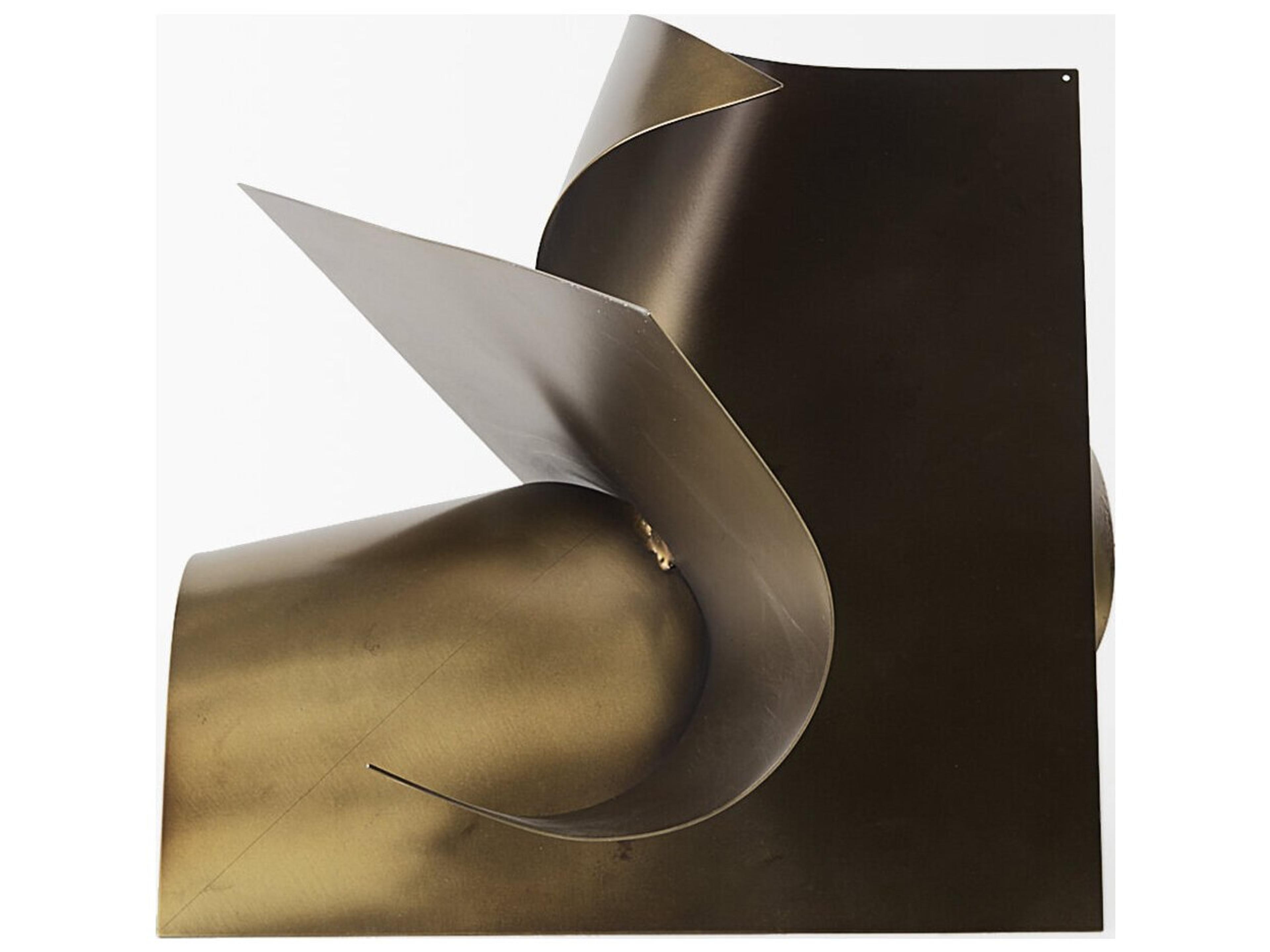 Mercana Francesca Antique Gold Metal Sculptural Decorative Object