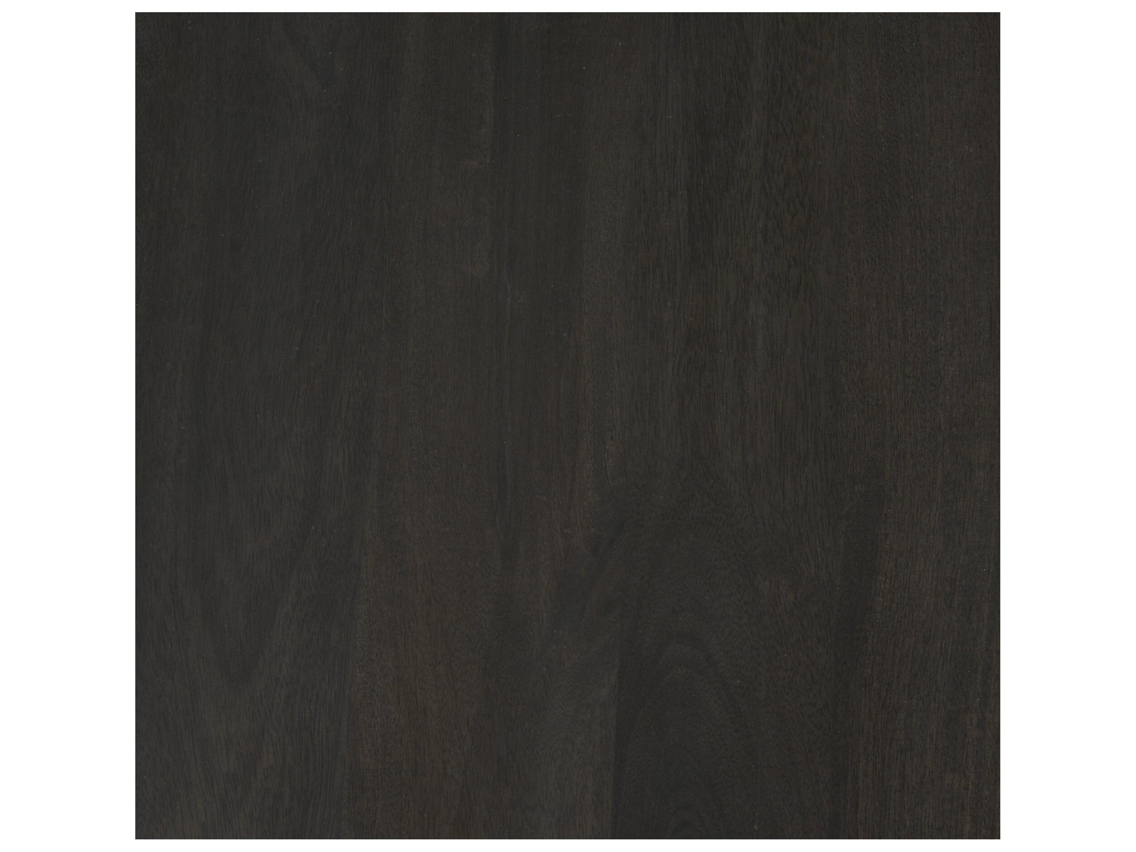 Mercana Liesl 54.L x 54.0W x 30.0H Black Wood W/ Circular Top Dining Table