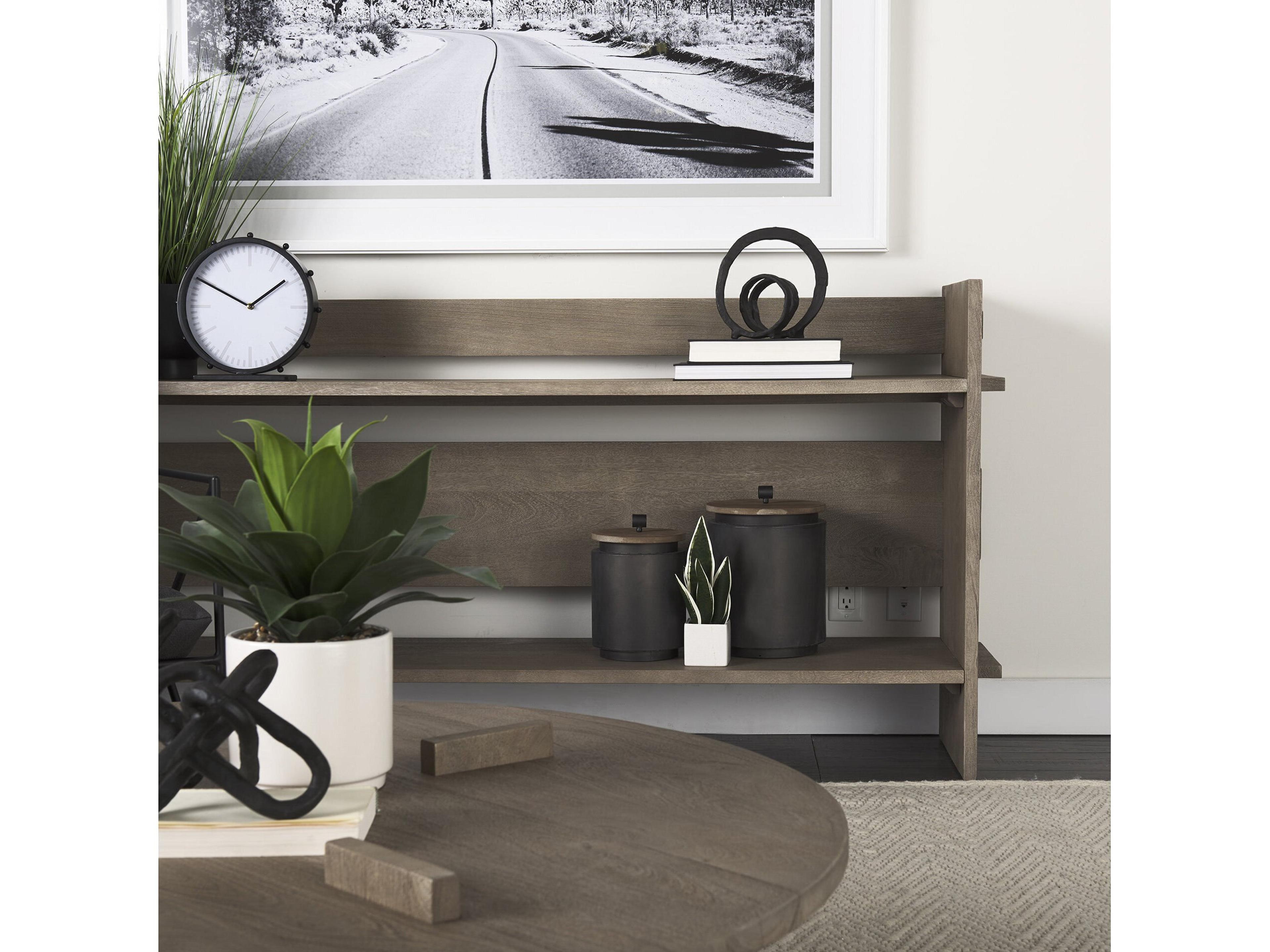 Mercana Aida Light Gray Wood Console Table