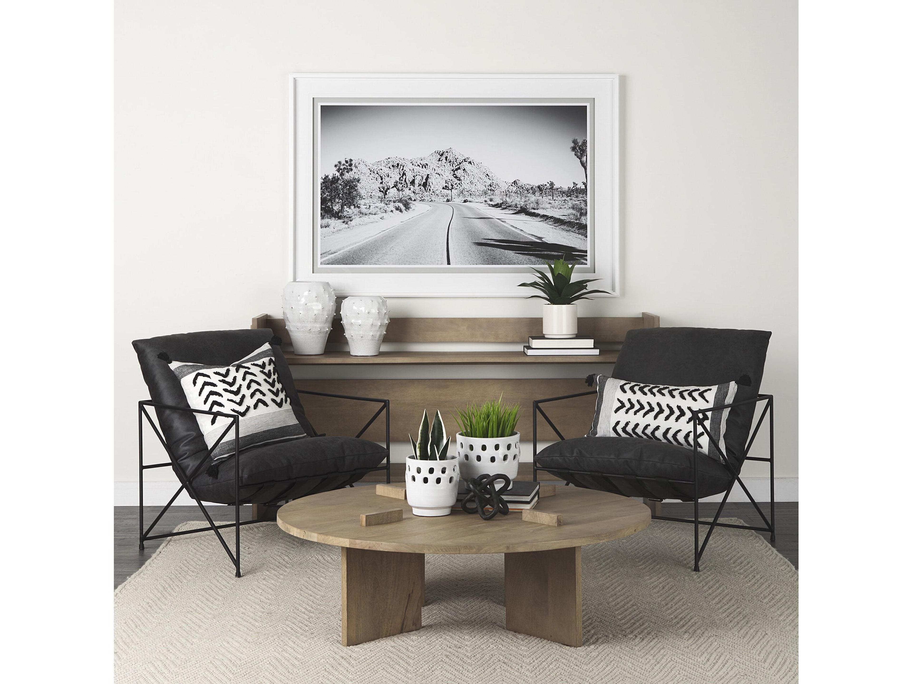 Mercana Aida Light Brown Wood Console Table