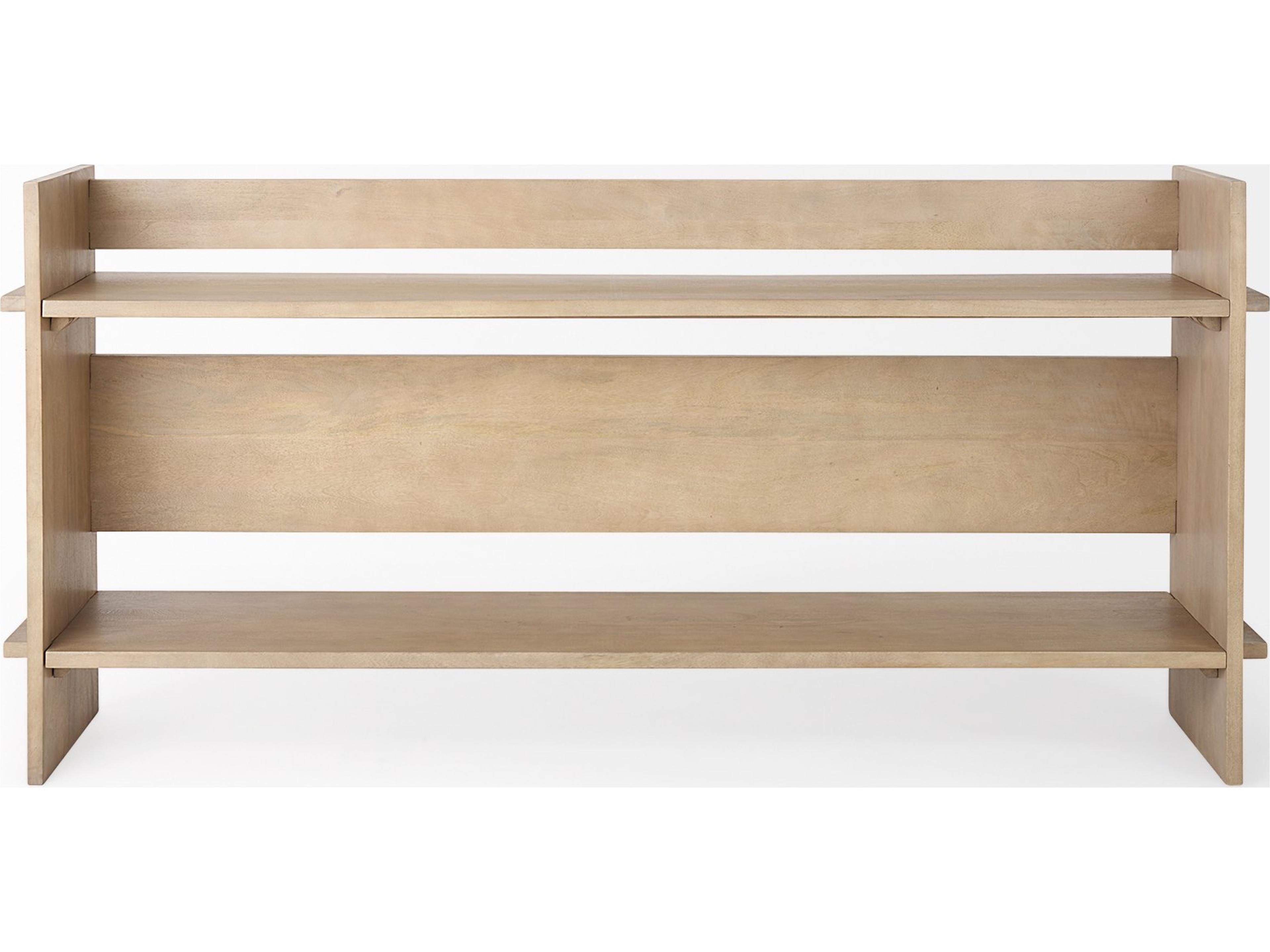 Mercana Aida Light Brown Wood Console Table