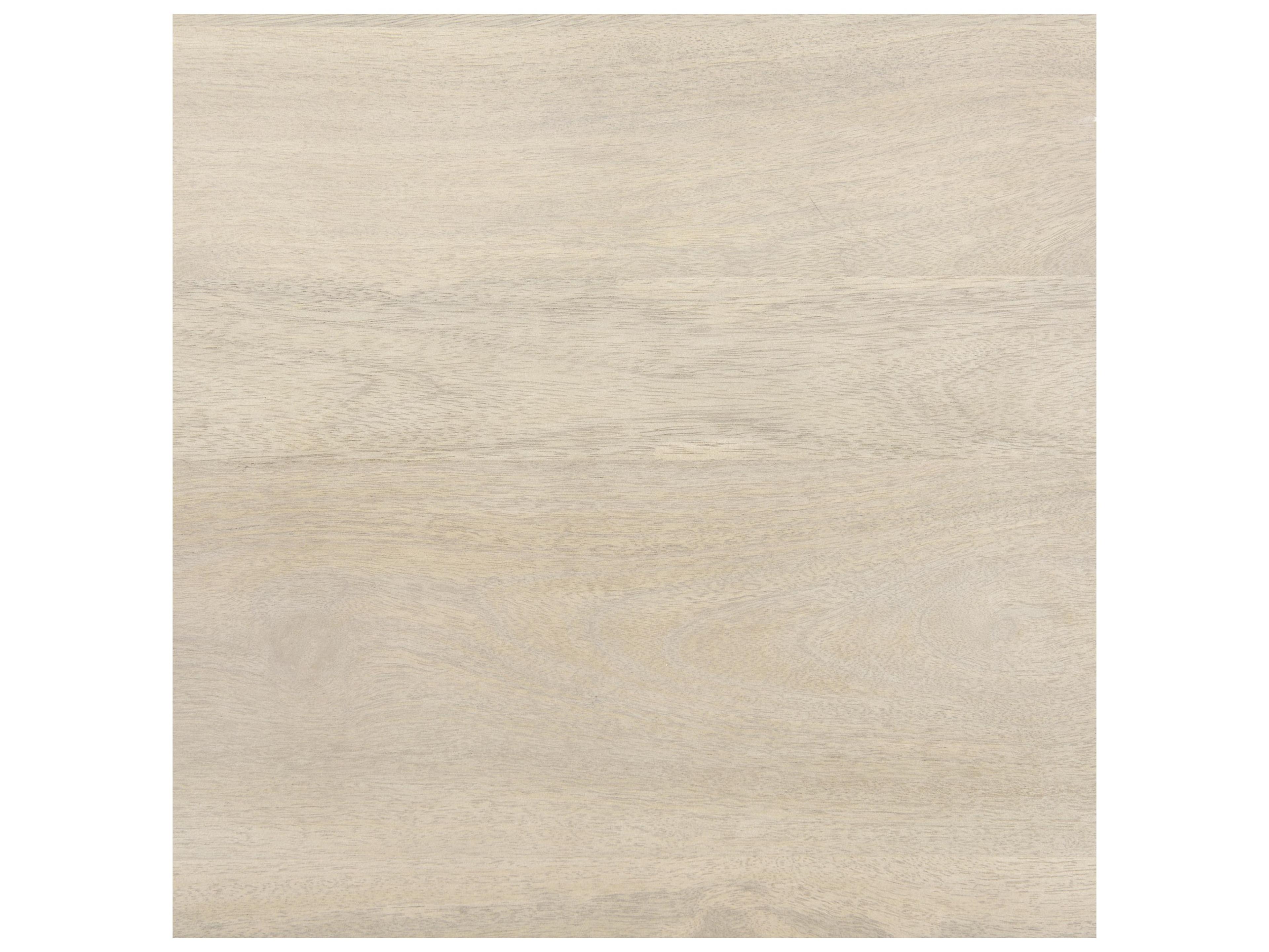 Mercana Maxwell 20" Round Light Brown Wood w/ Gold Metal Pedestal Side Table