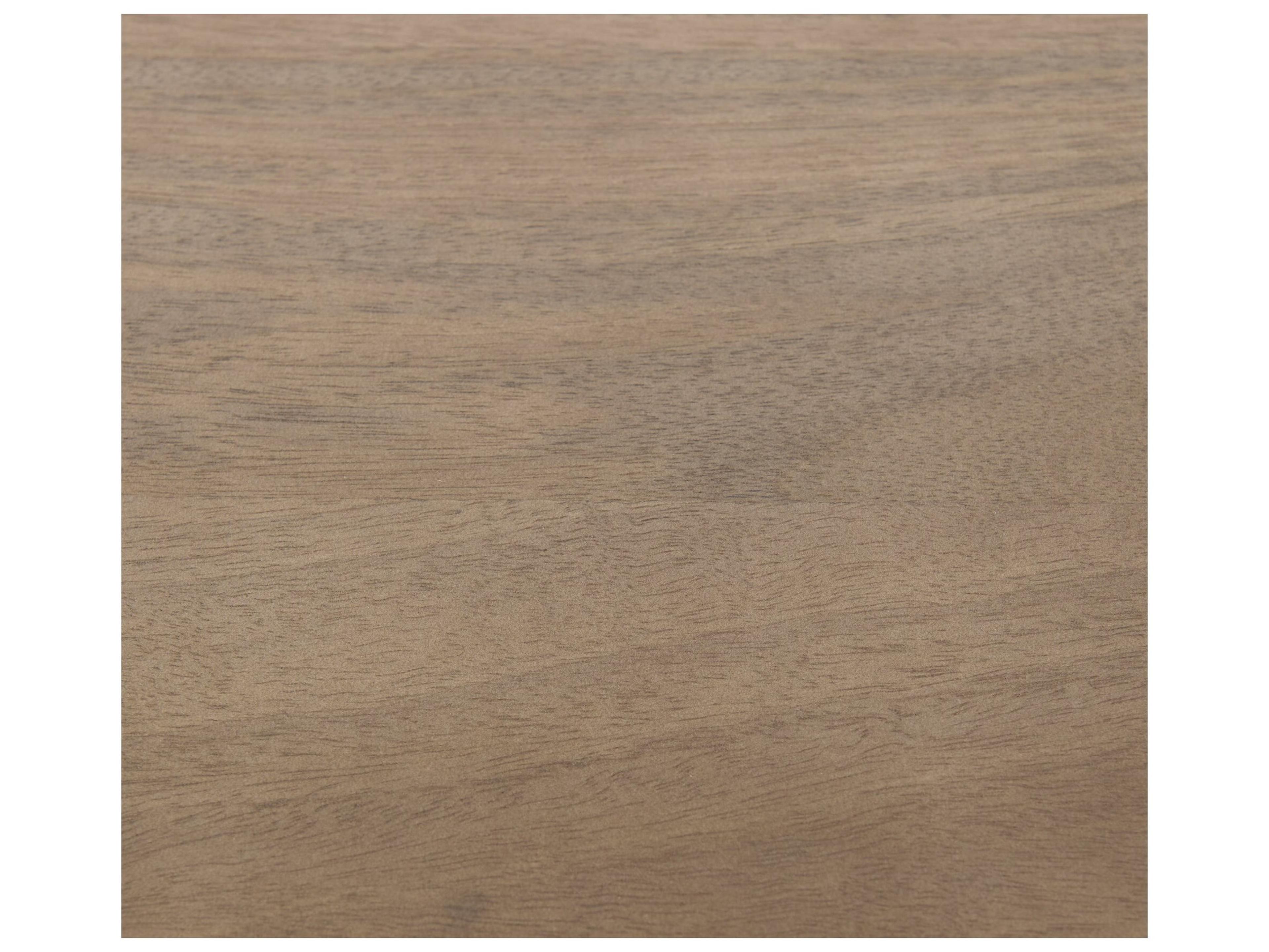 Mercana Taunton 80L x 10.5W x 90H Medium Brown Wood W/ Antique Nickel Metal Frame 6 Tier Shelving Unit