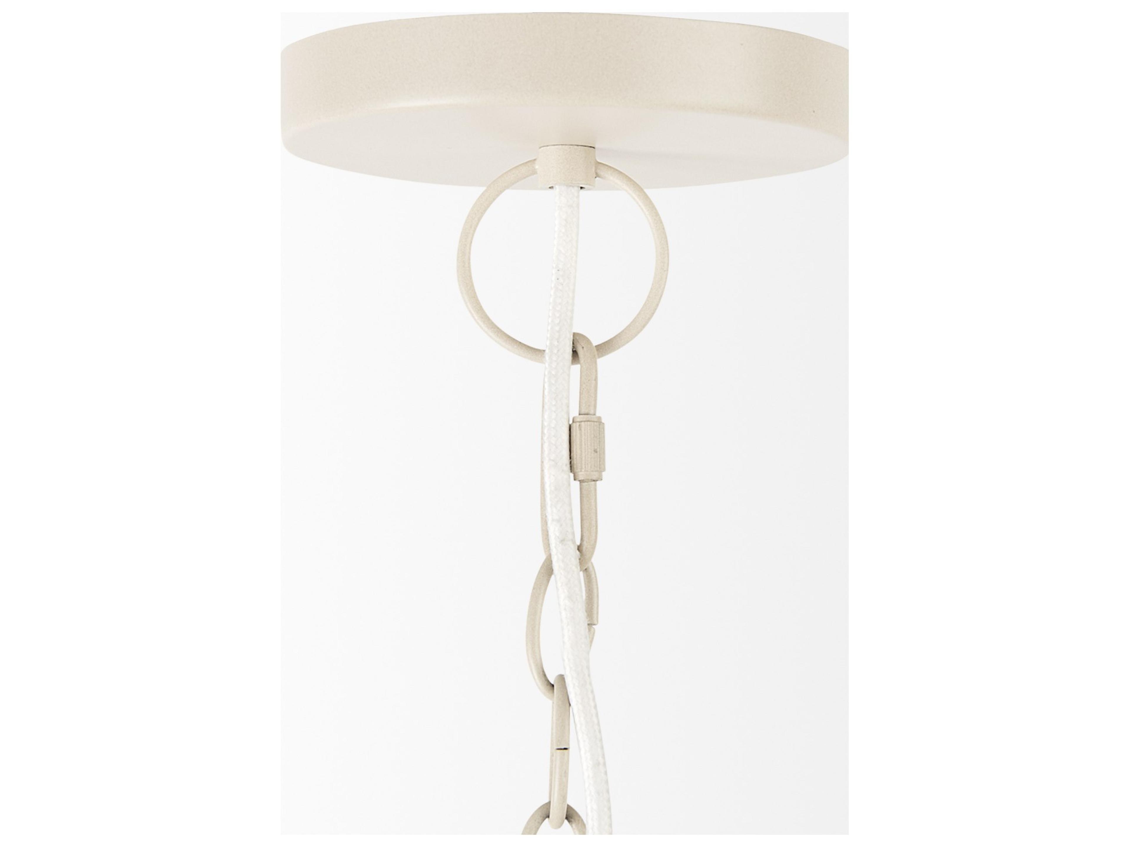 Mercana Marimba 40 L x 40 W x 24 H Natural Cane 6 Tier Chandelier