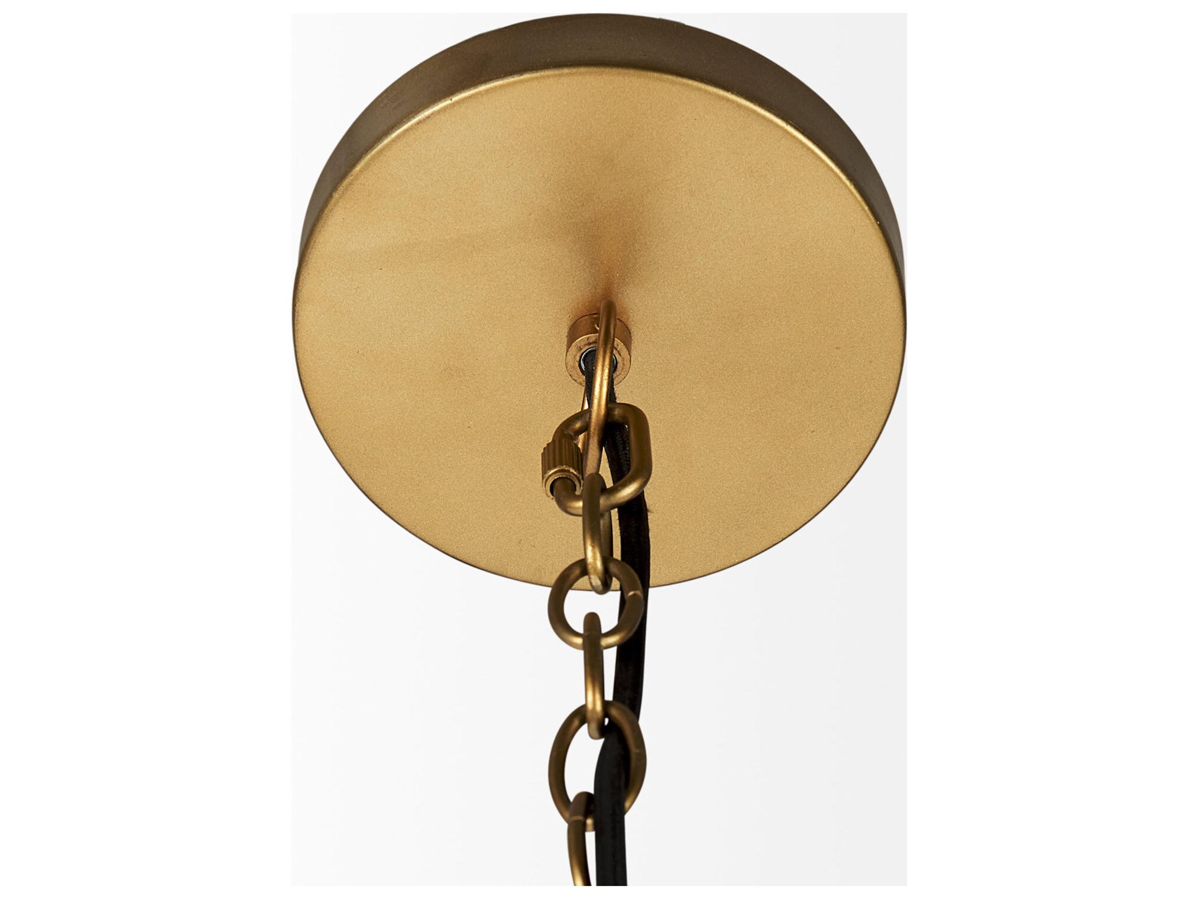 Mercana Campanile 16.0L x 16.0W x 27.0H Brown Whicker Pendant Light