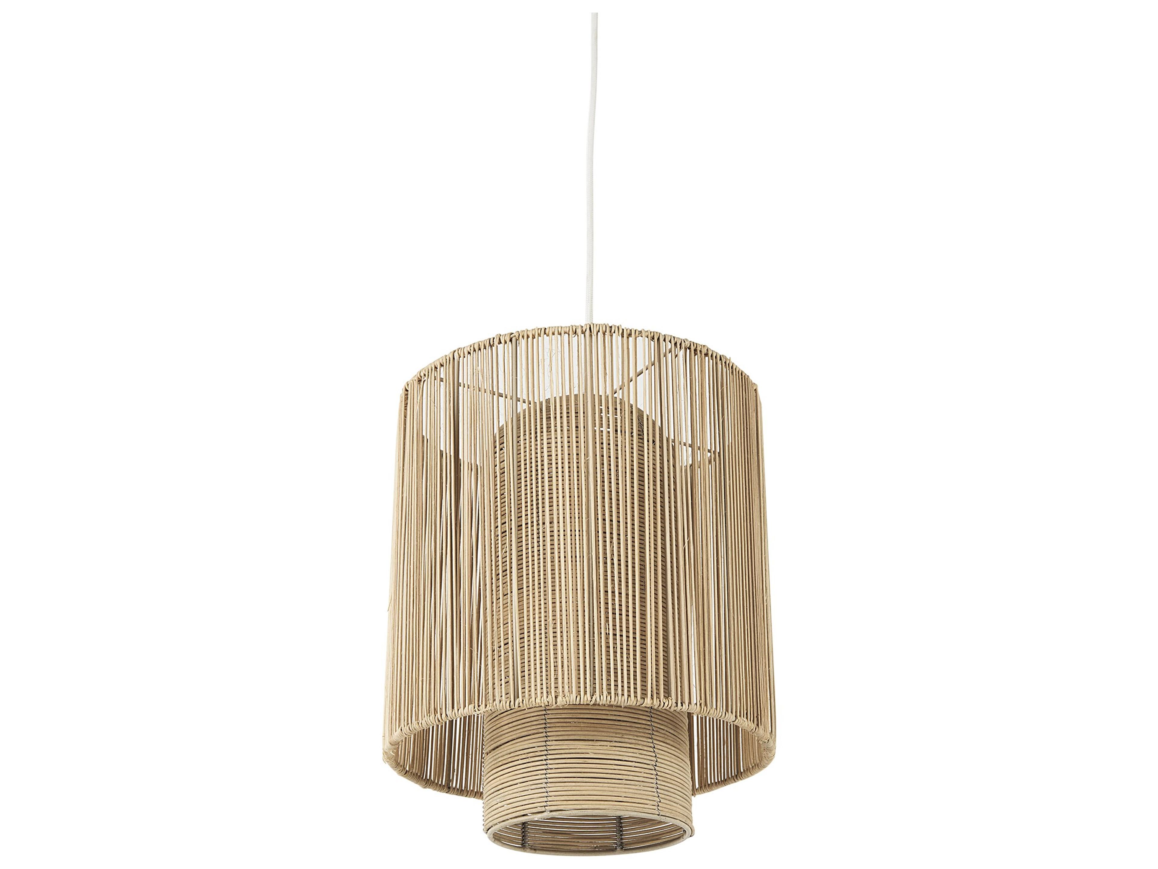 Mercana Aviario 14.2 L x 14.2 W x 14.2 H Natural Cane Cylindrical Pendant Light