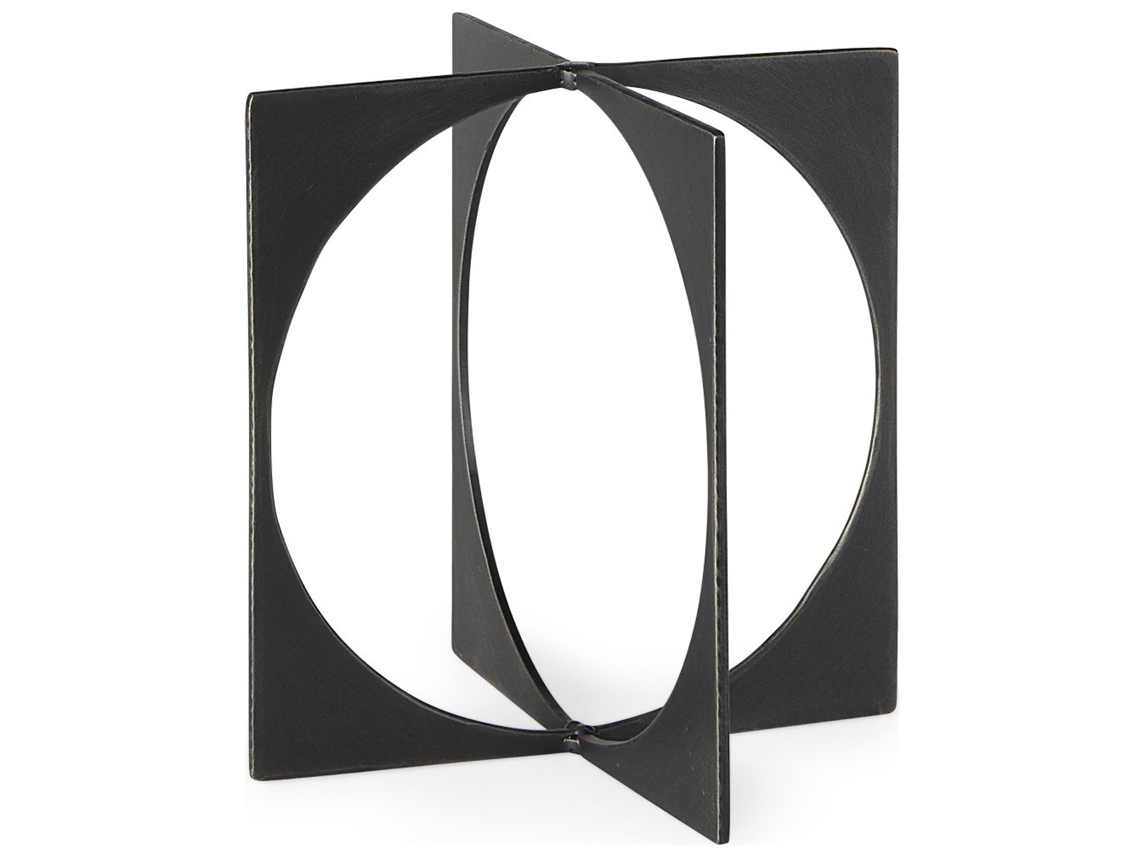 Lima Gunmetal Gray Metal Small Decorative Object