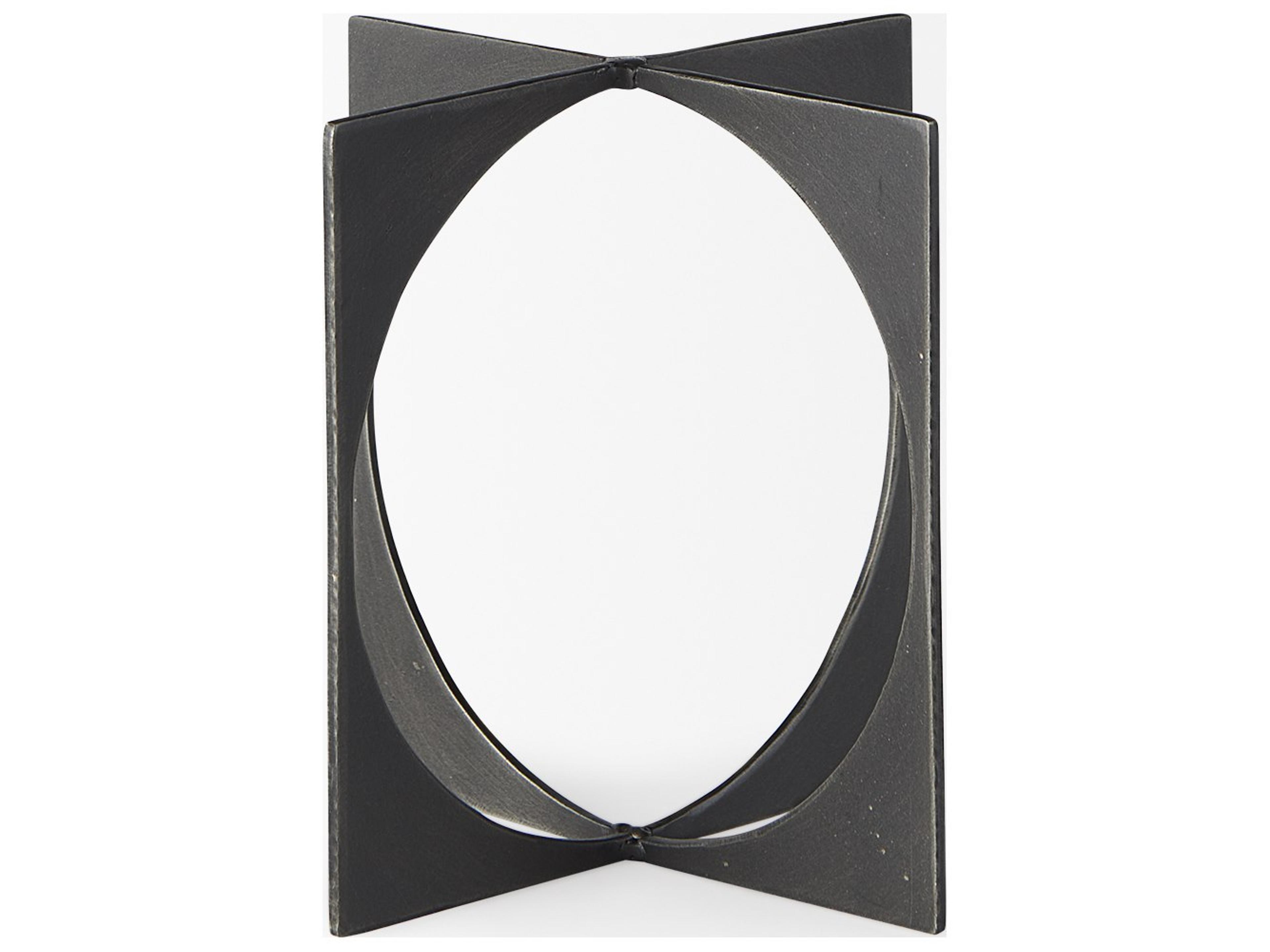 Mercana Lima Gunmetal Gray Metal Small Decorative Object