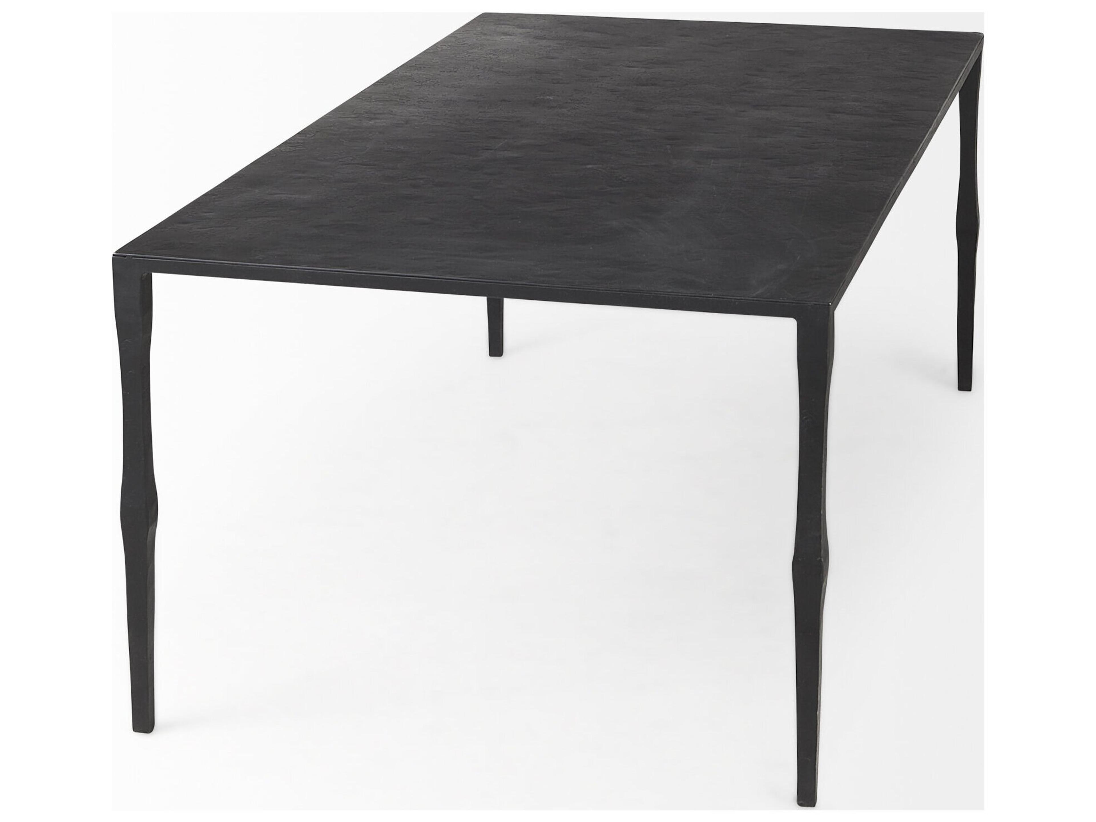 Mercana Timothy 42.0 X 22.0 X 15.5 Ebony Black Iron Coffee Table