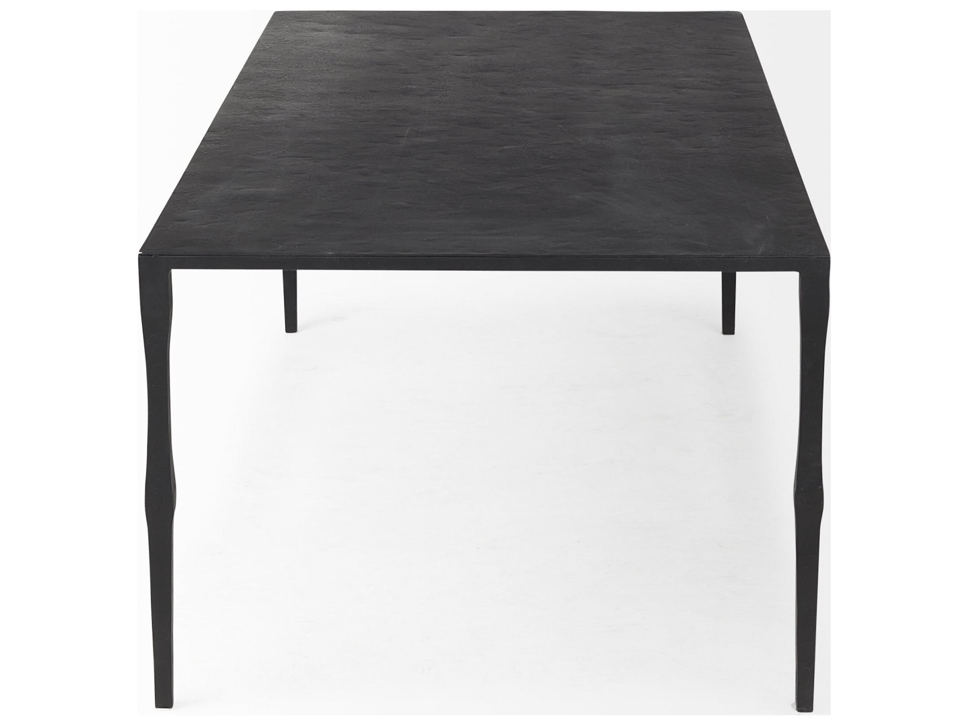 Mercana Timothy 42.0 X 22.0 X 15.5 Ebony Black Iron Coffee Table