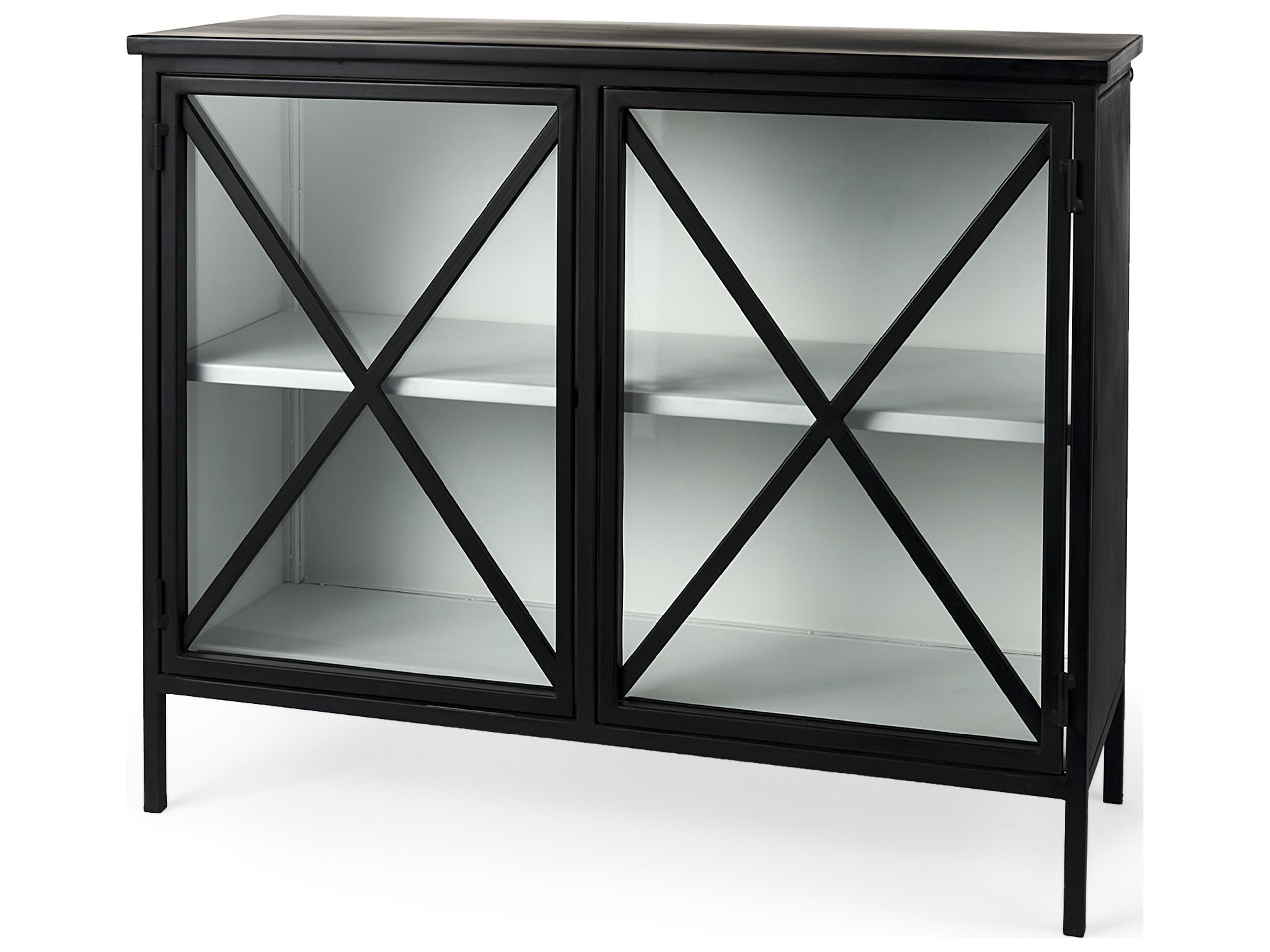 Aurelia Two Door Glass Cabinet