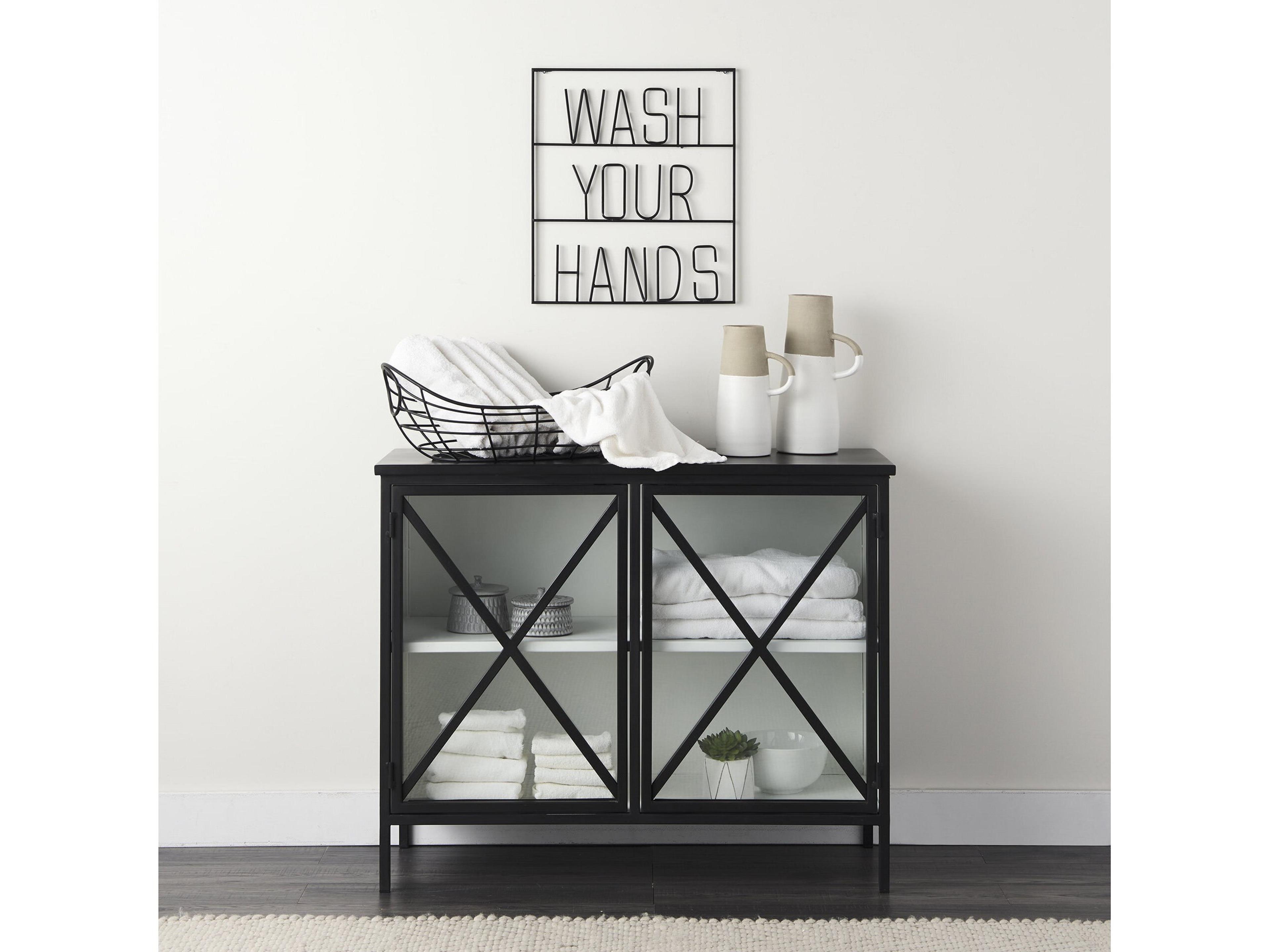 Mercana Aurelia Two Door Glass Cabinet