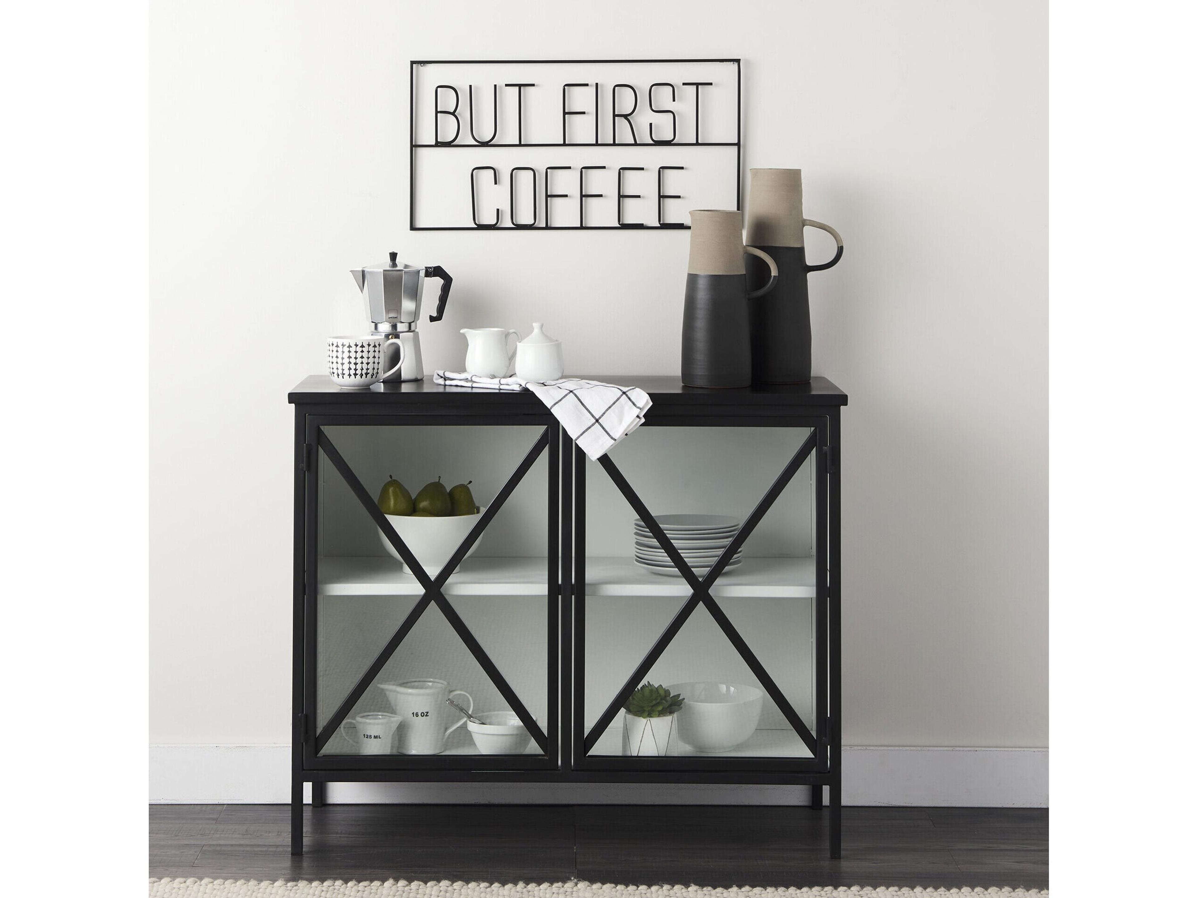 Mercana Aurelia Two Door Glass Cabinet