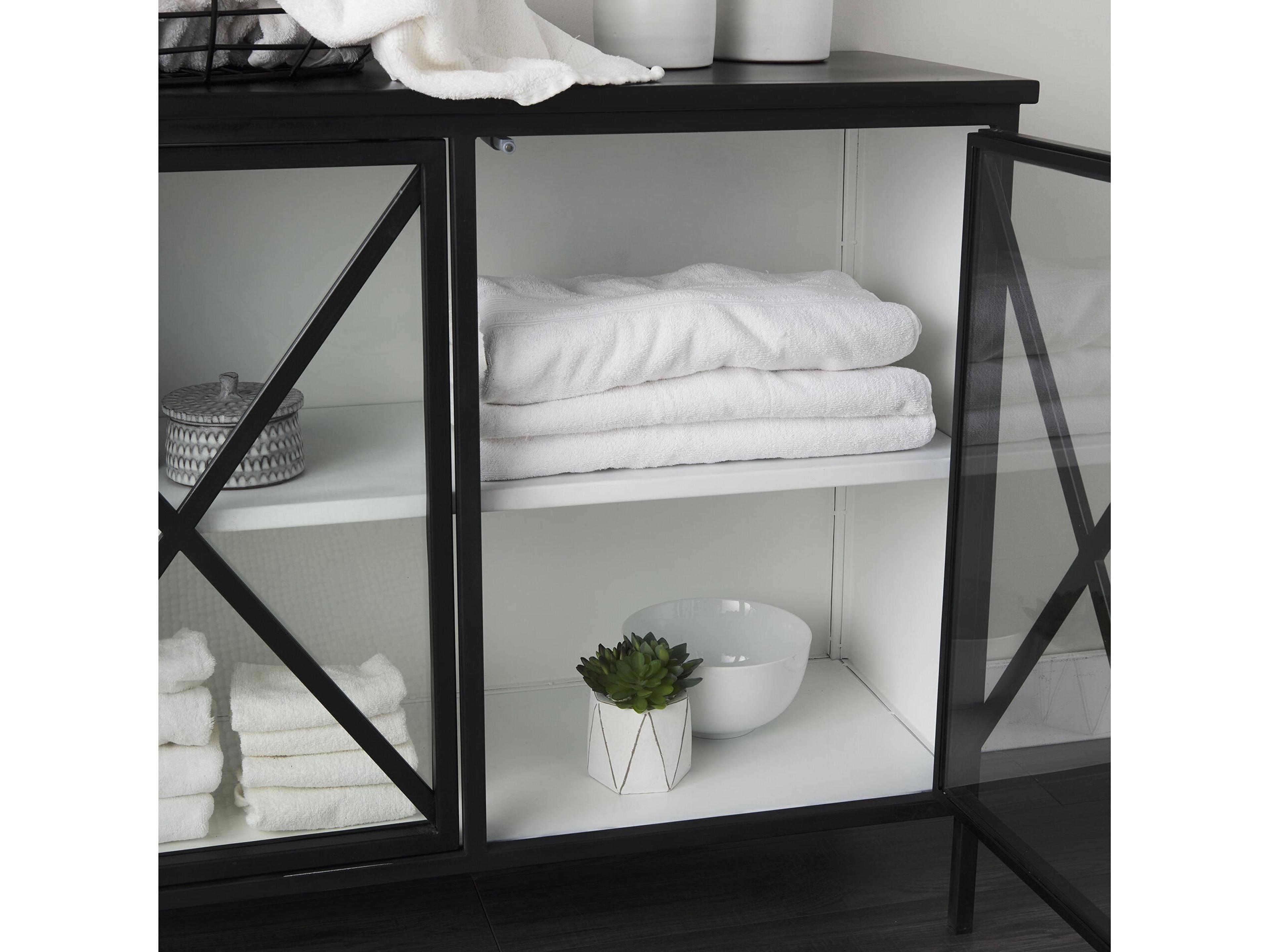 Mercana Aurelia Two Door Glass Cabinet