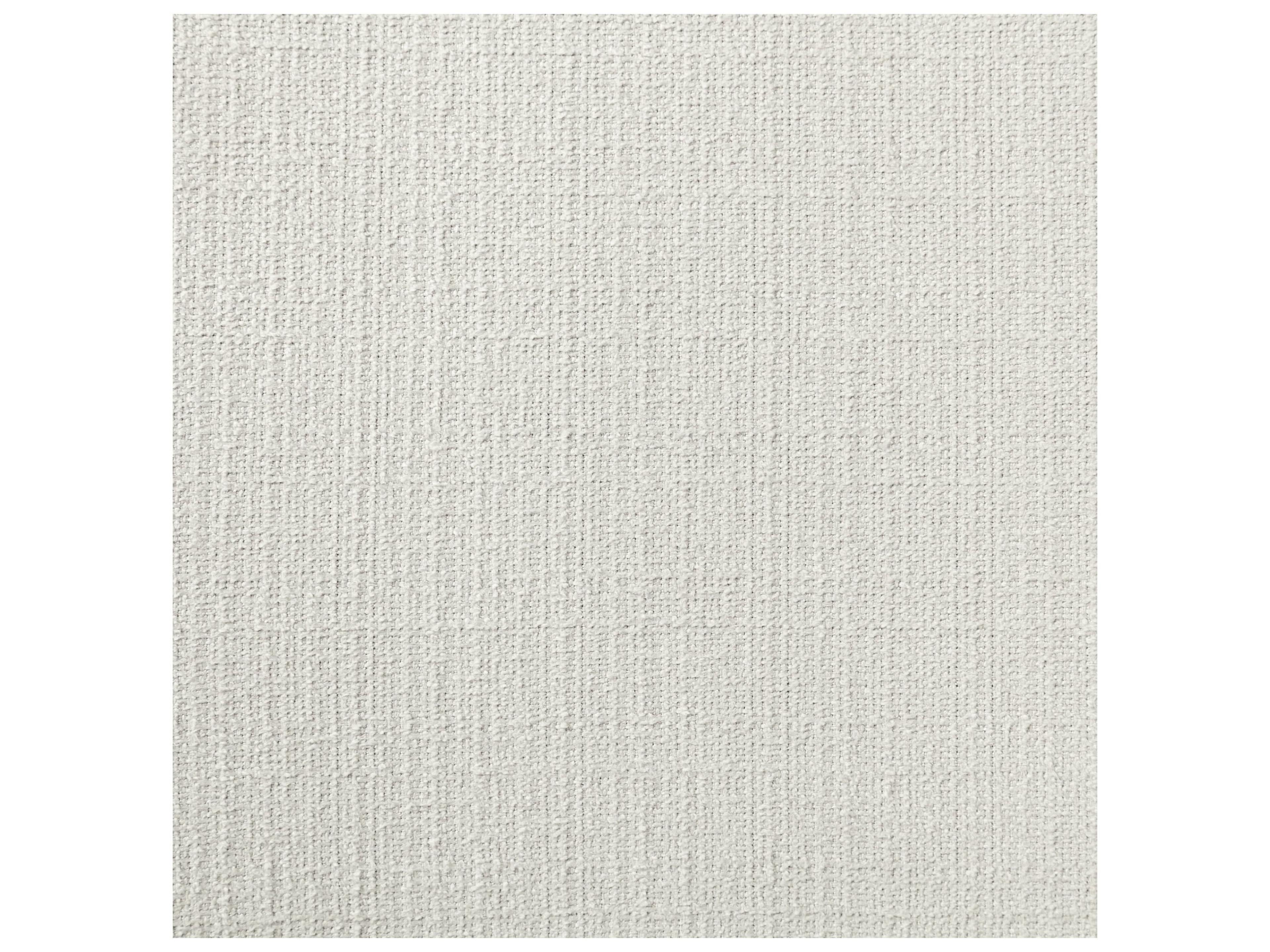 Mercana Inala White Fabric Seat Black Metal Frame Dining Chair