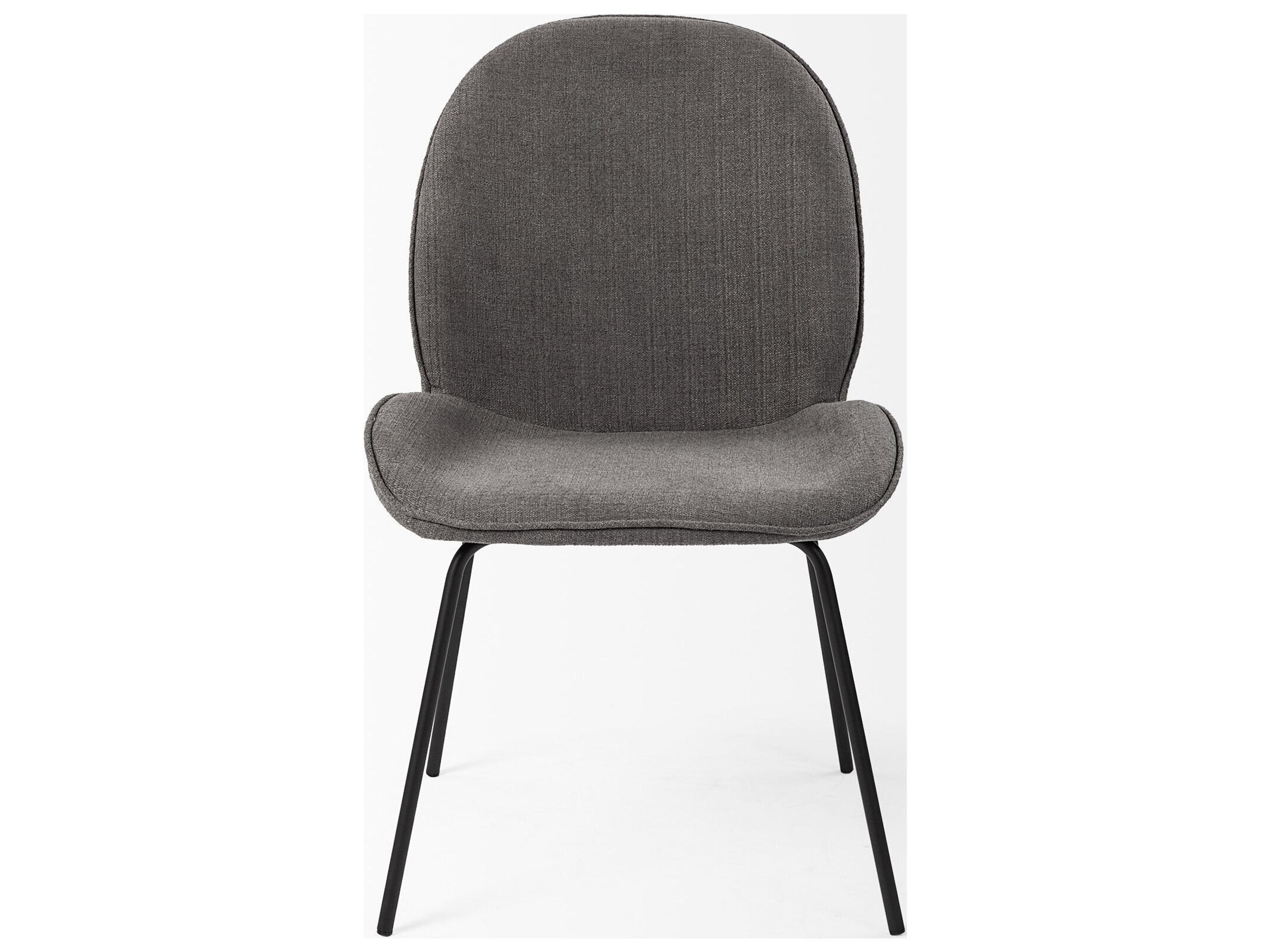Mercana Inala Grey Seat Metal Frame Dining Chair