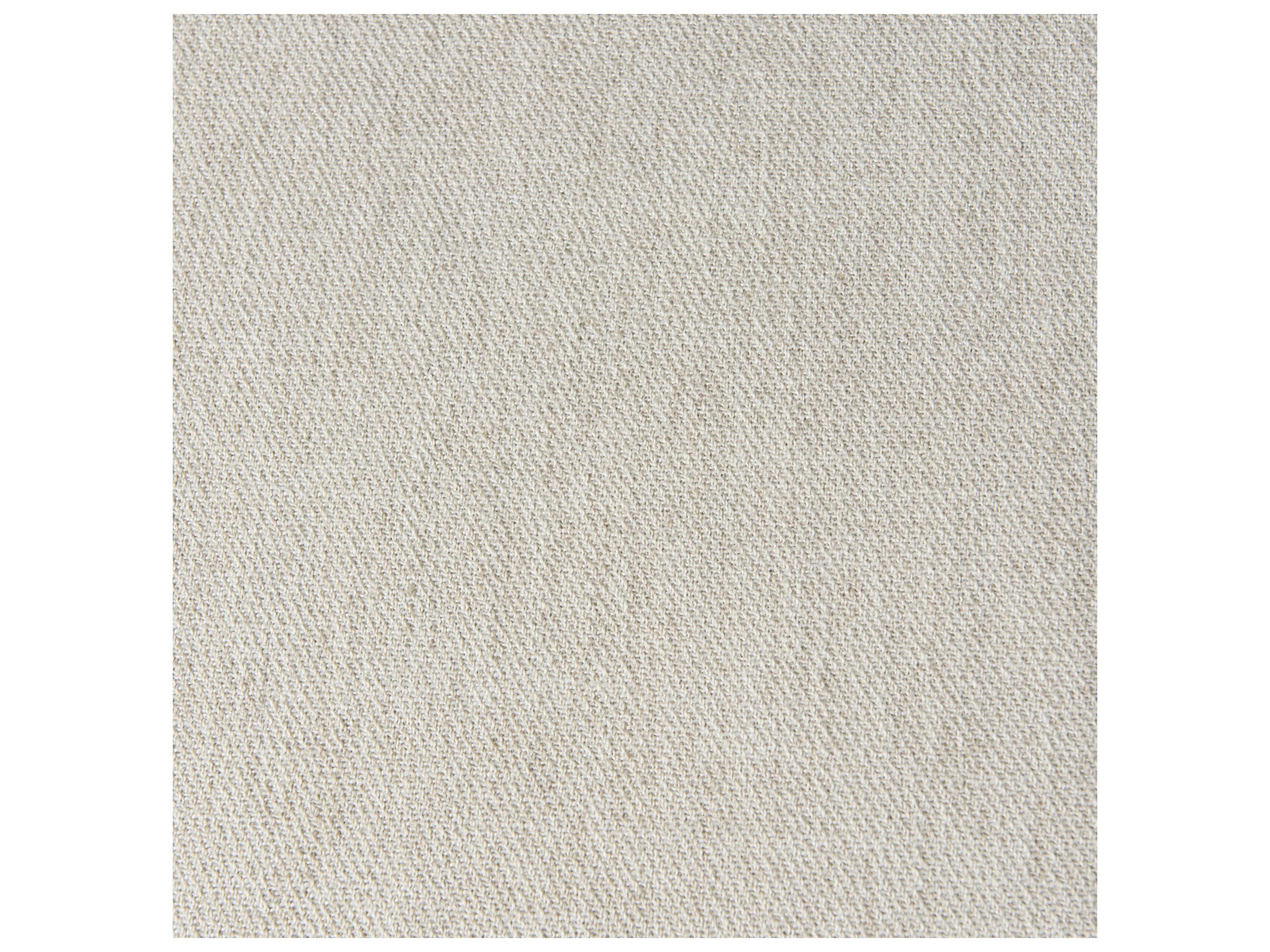 Mercana Clara Black Wood W/ Cream Fabric Seat and Cane Back Armless Dining Chair