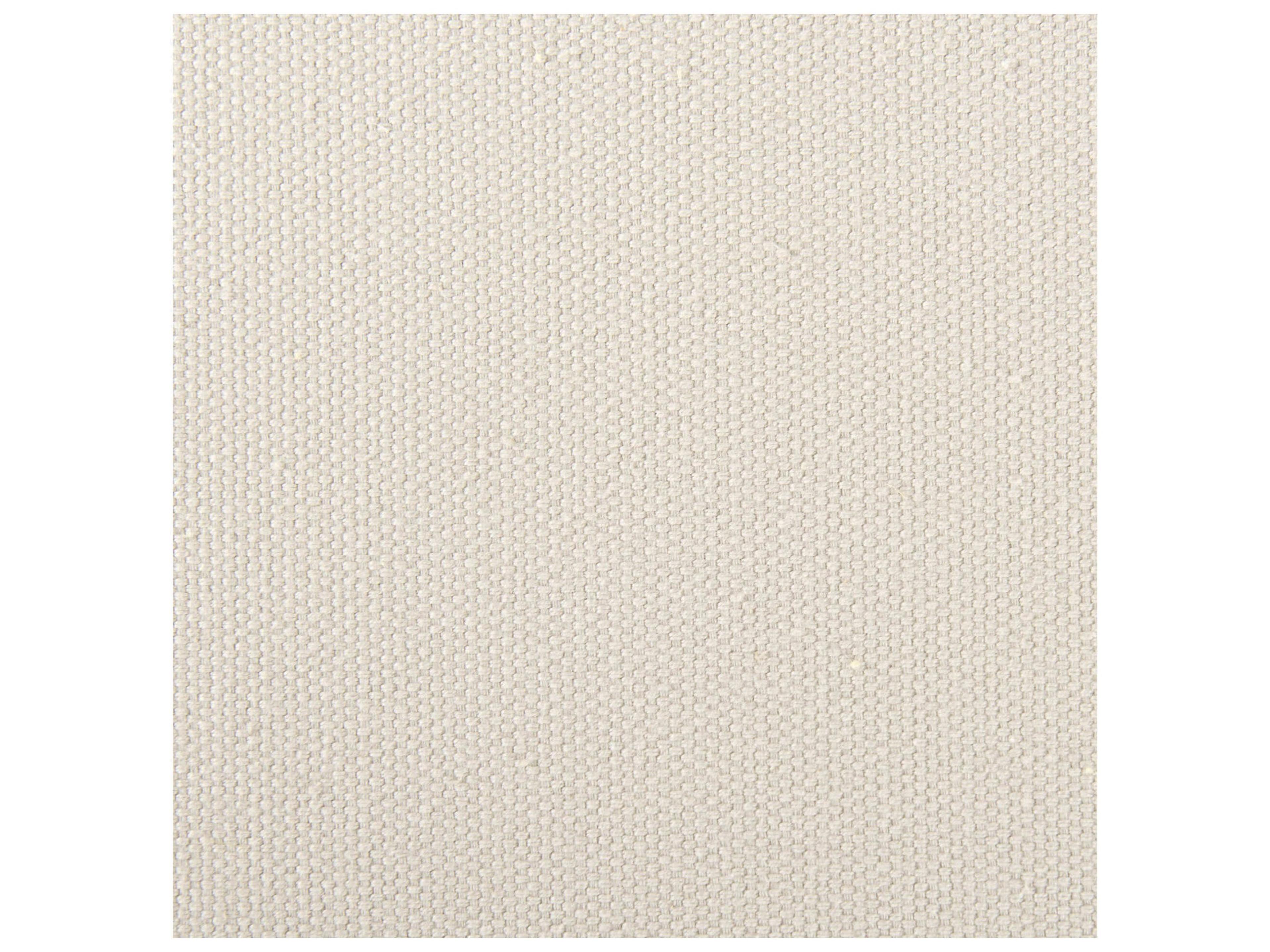 Mercana Ayla 55L x 17.6W x 18H Cream Fabric Seat W/ Antique Nickel Frame Bench