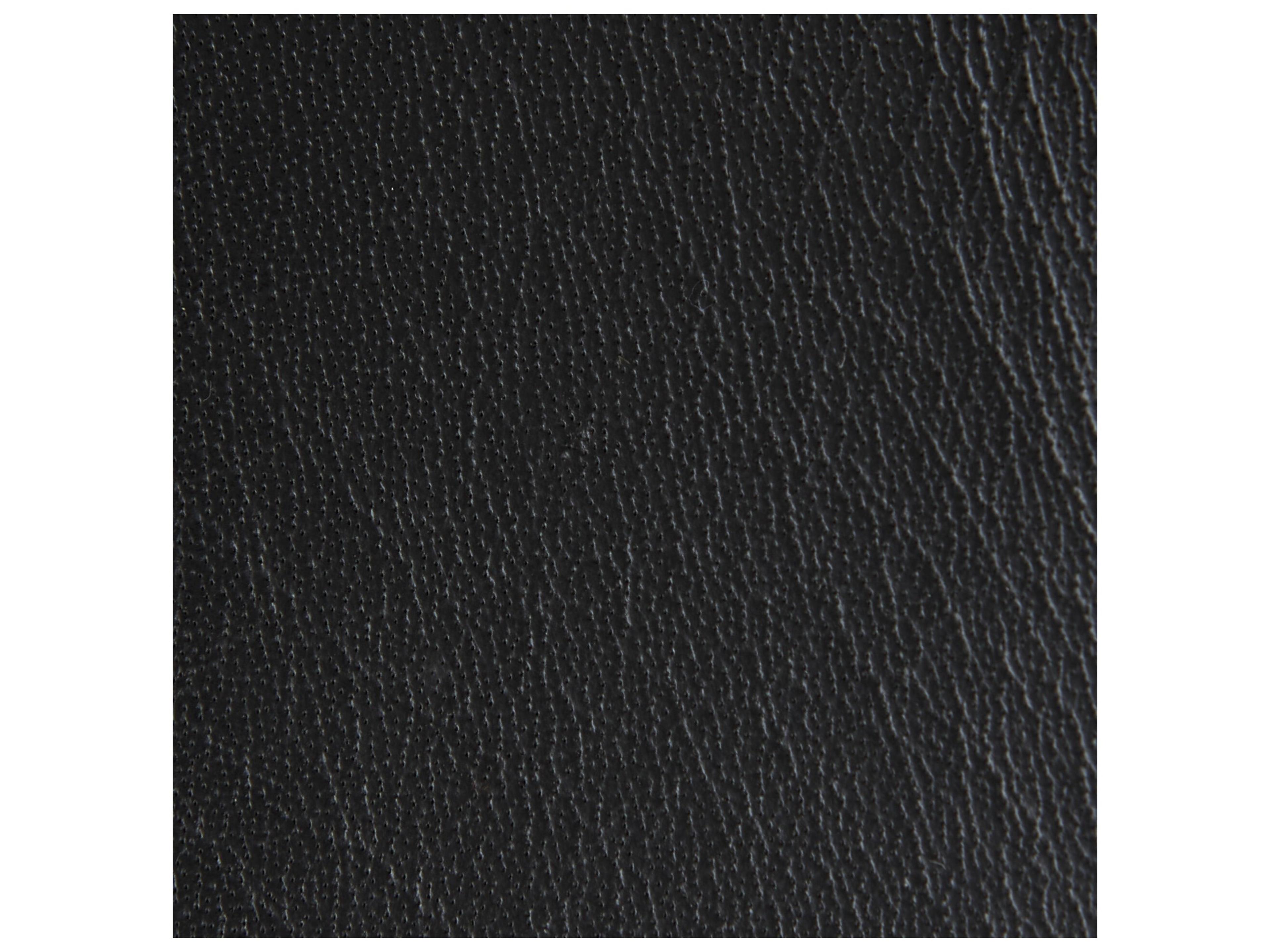 Mercana Clarissa 22.0L x 16.0W x 16.75H Black Leather Woven Seat W/ Gold Metal Frame Stool