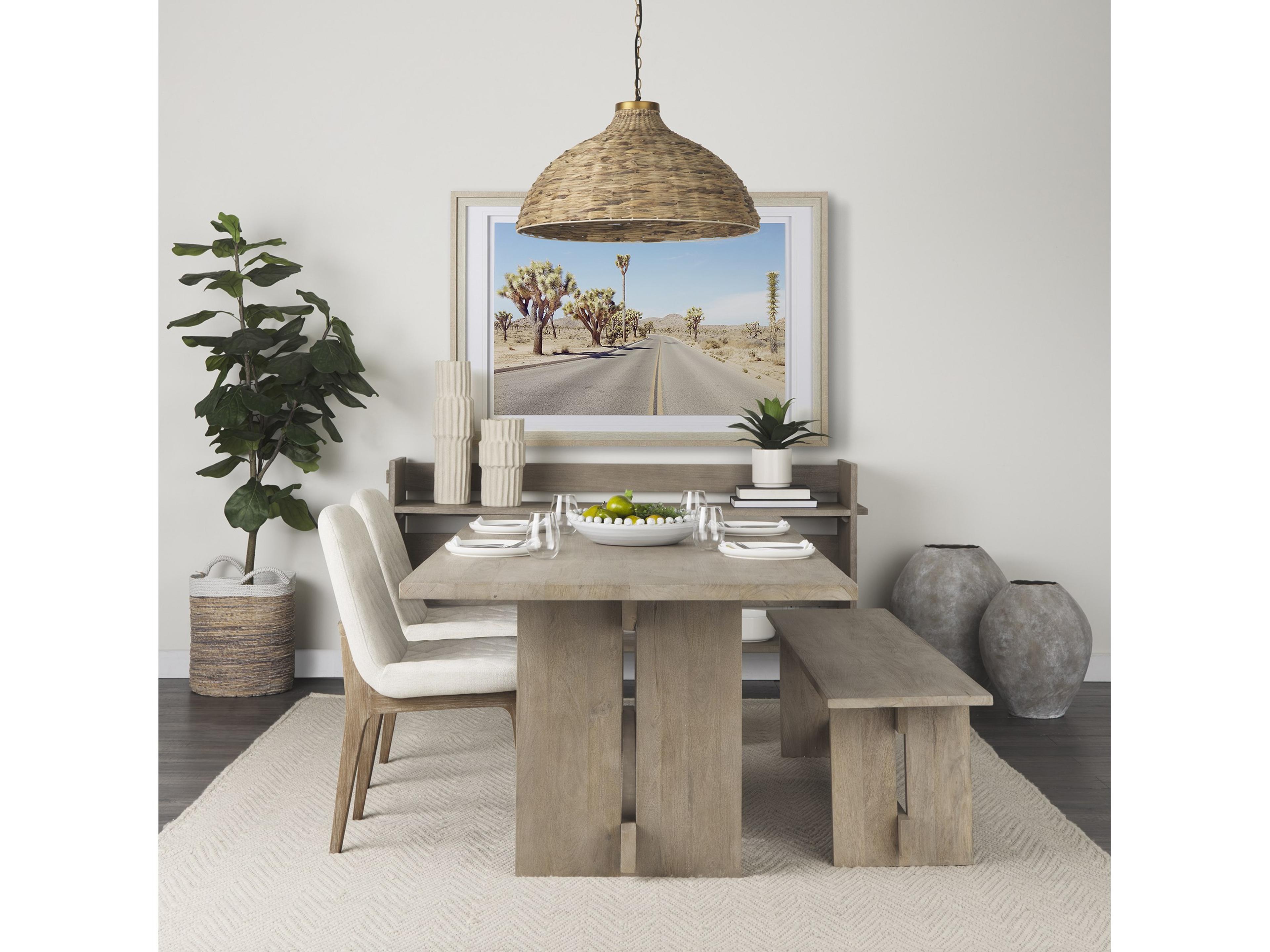 Mercana Gobi 23L x 28H Large Tan Ceramic Oval Vase