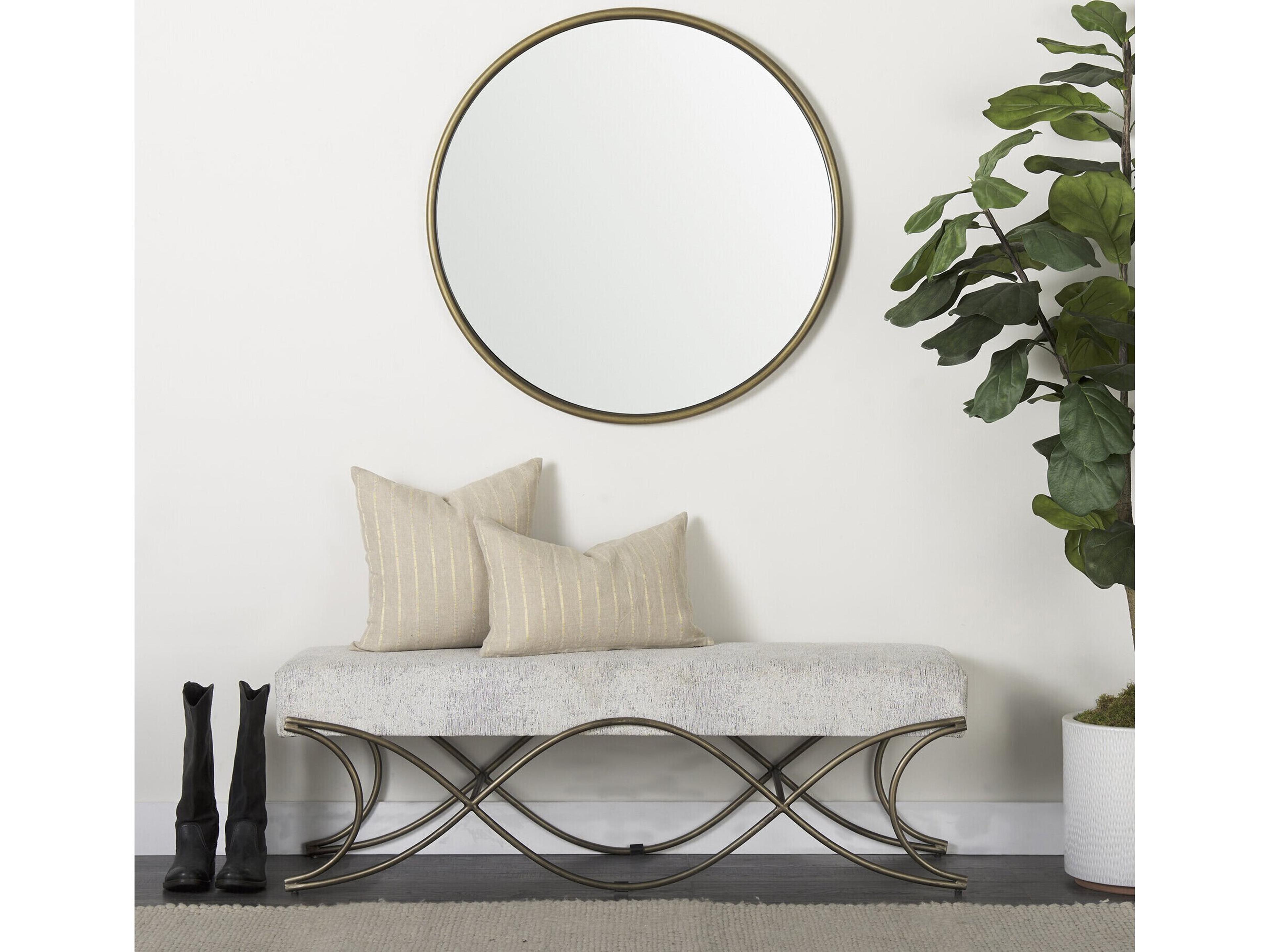 Mercana Danika 13.0L x 21.0W x 0.2H Beige and Gold Fabric Decorative Pillow Cover