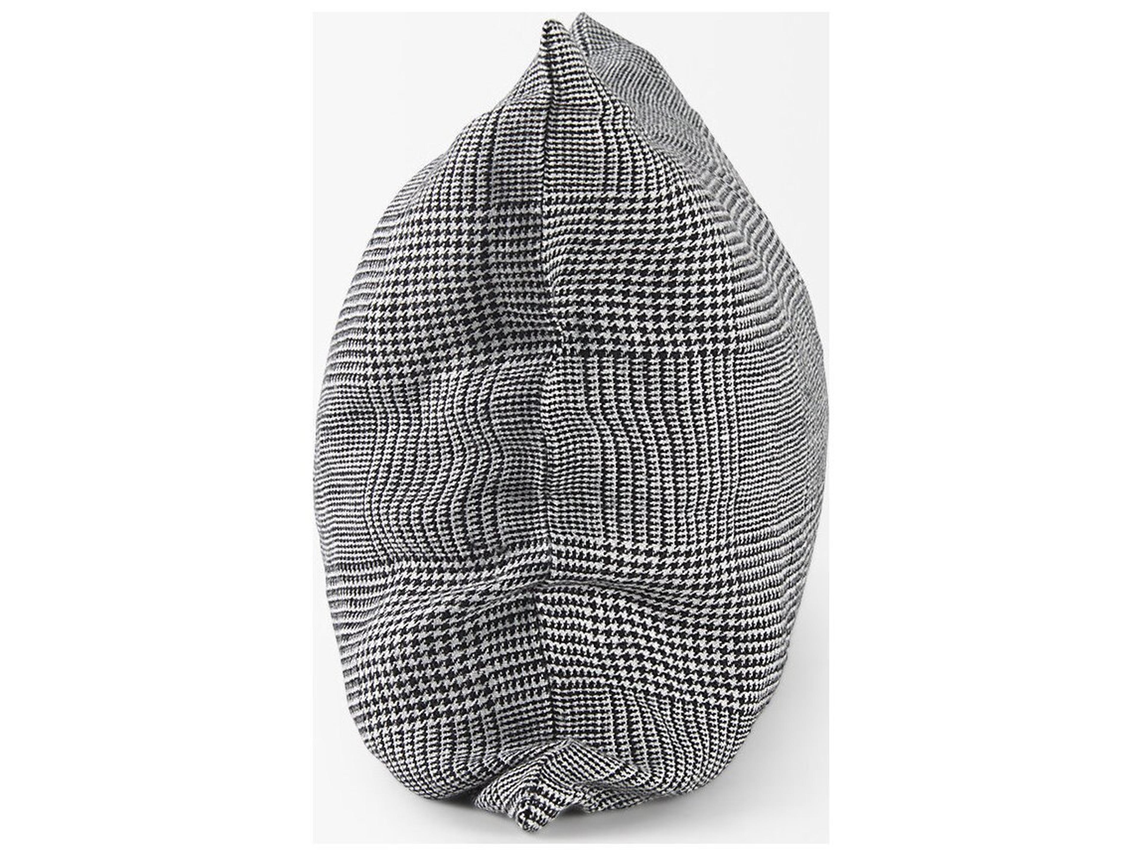 Mercana Ramone 14 x 26 White and Black Fabric Decorative Pillow Cover