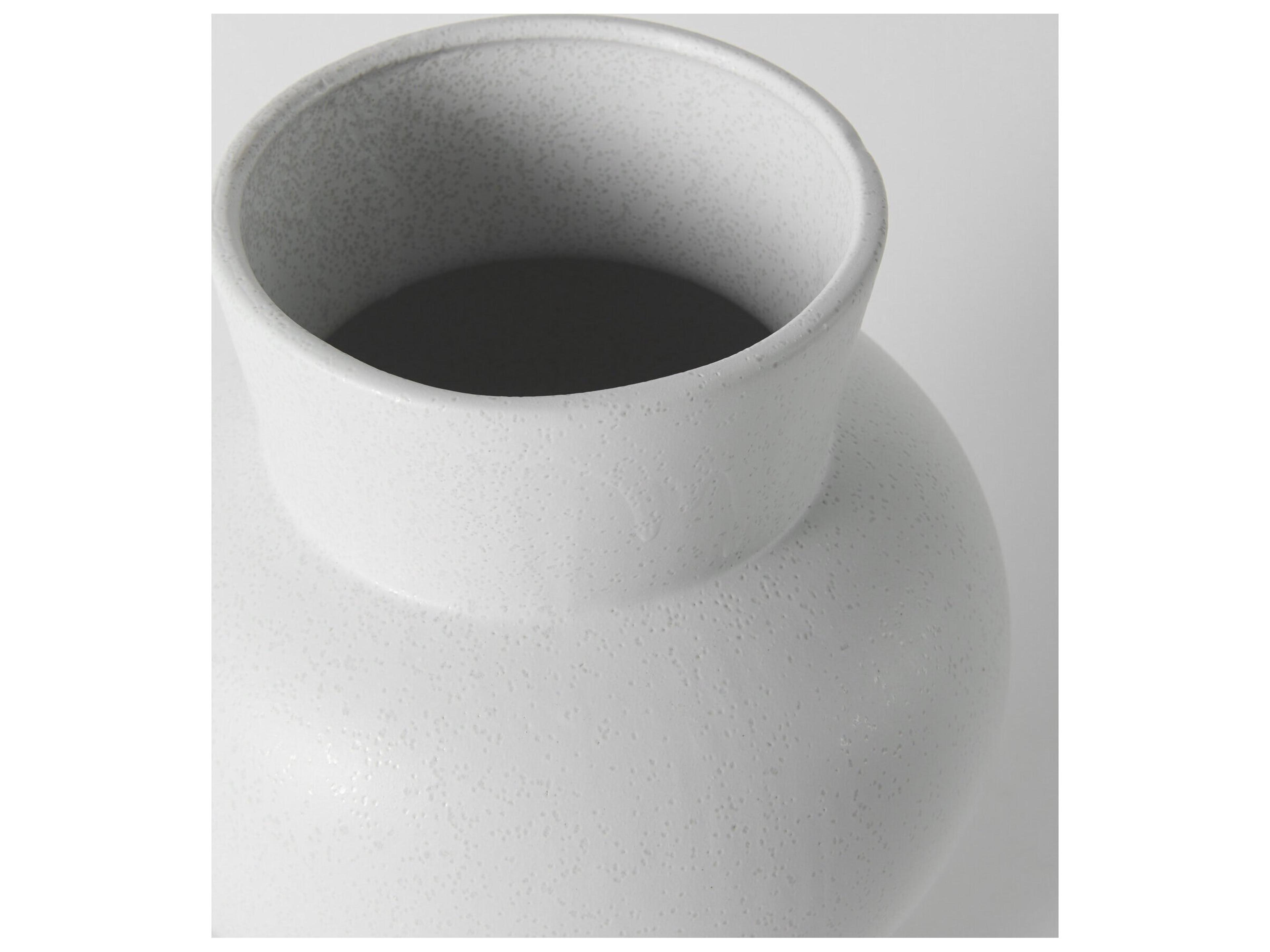 Mercana Laforge 10.8H Medium White Ceramic Vase