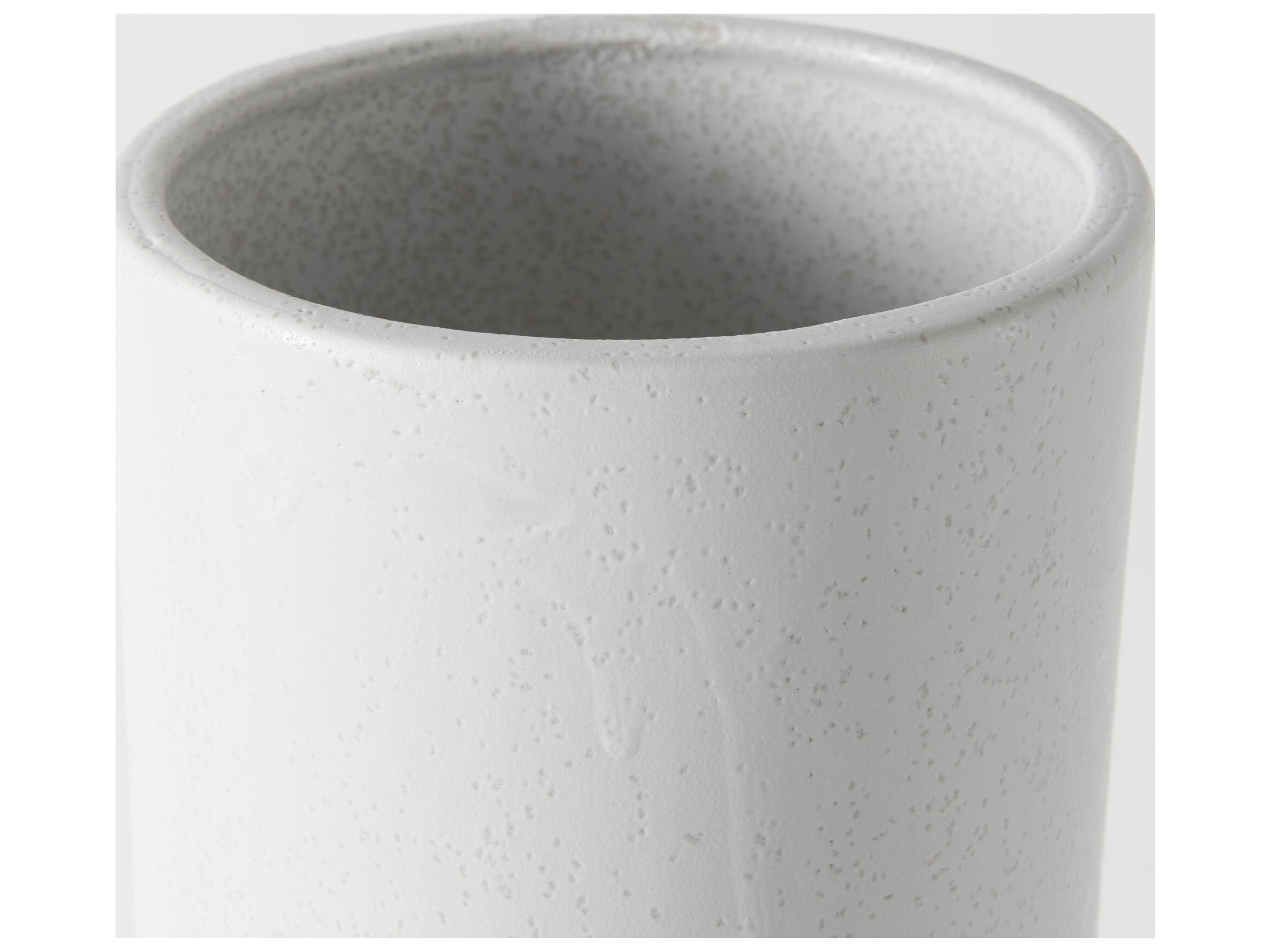 Mercana Laforge 17.3H White Ceramic Vase