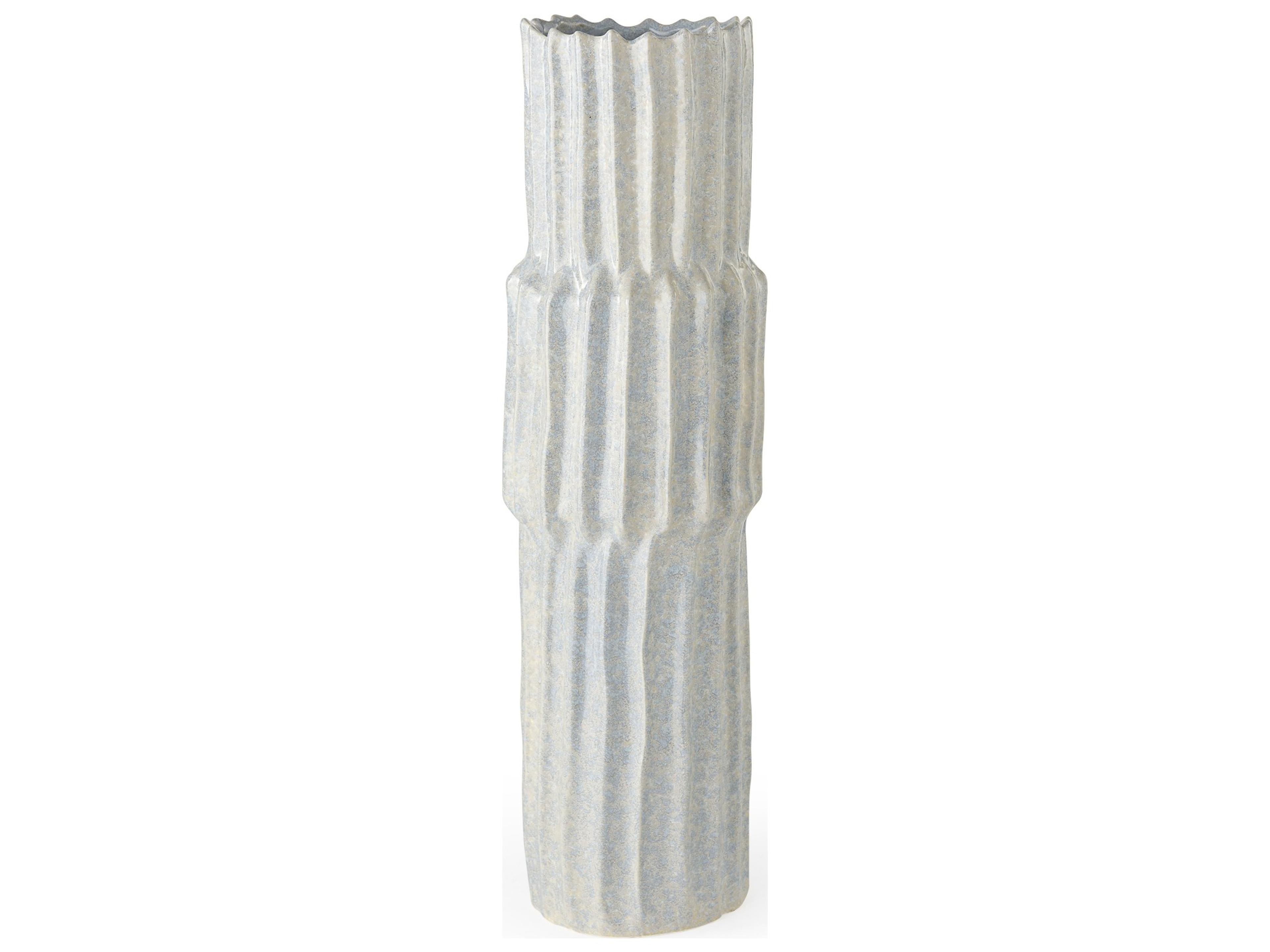 Cardon 23.0H Gray Ceramic Vase