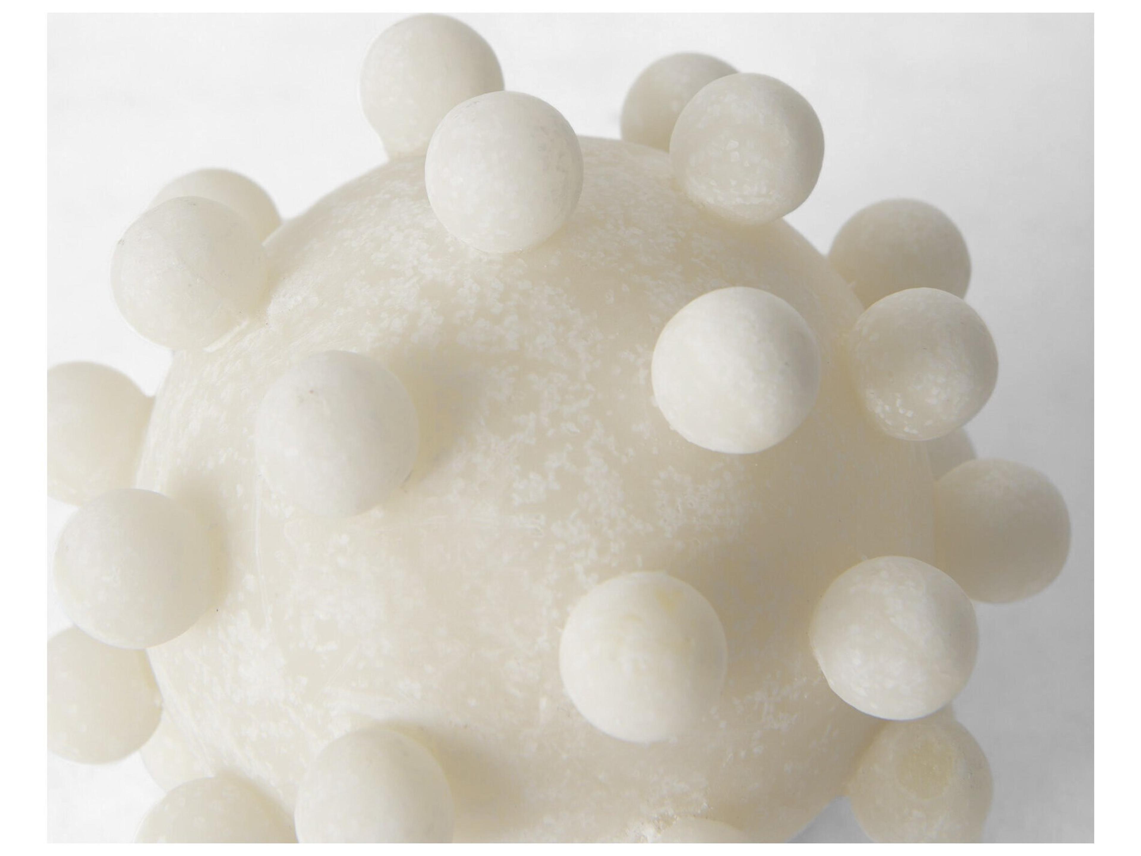 Mercana Malo 4.7L x 4.7W x 4.7H Cream Resin Small Sphere Decorative Object