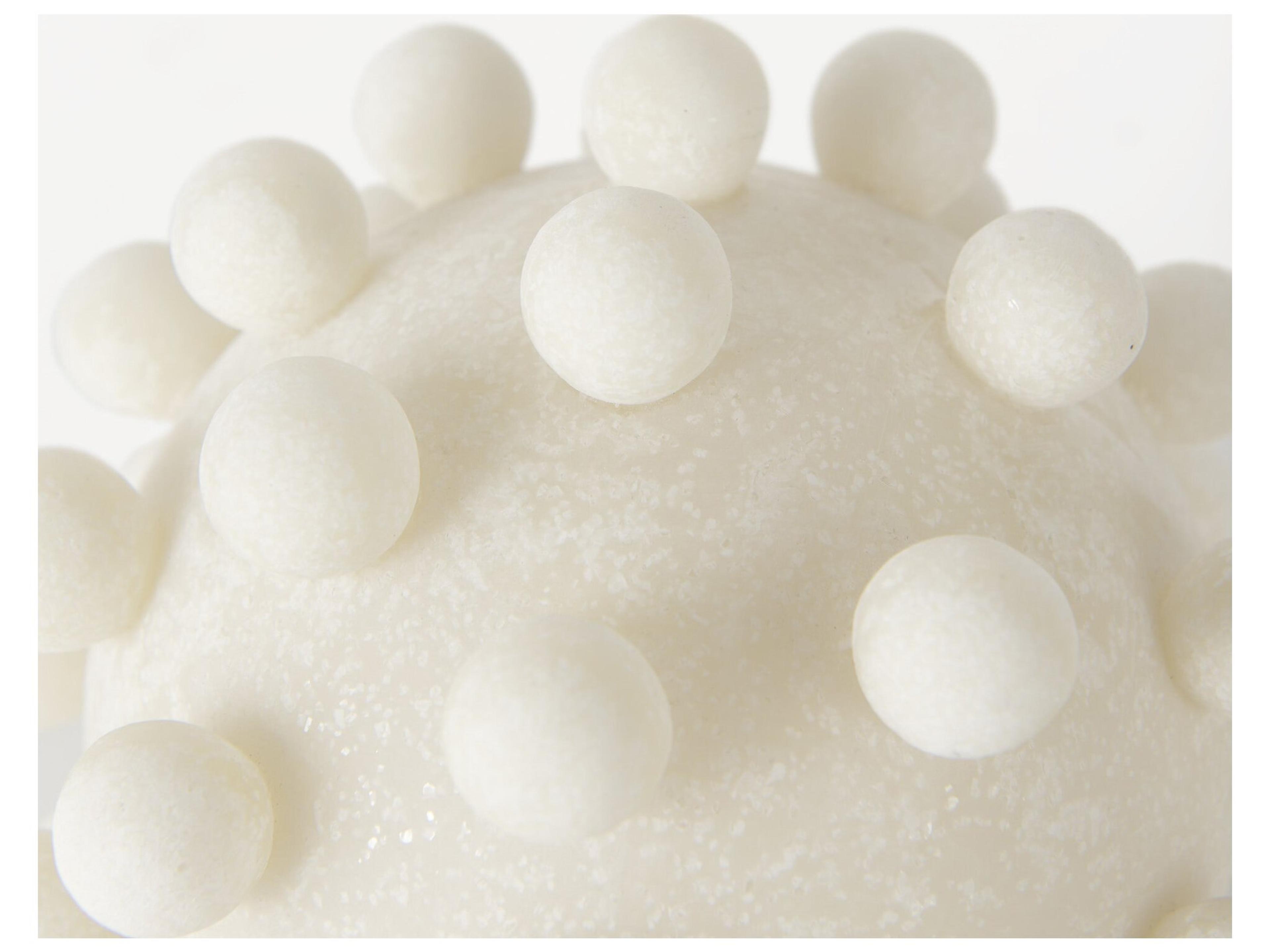 Mercana Malo 5.9L x 5.9W x 5.9H Cream Resin Large Sphere Decorative Object