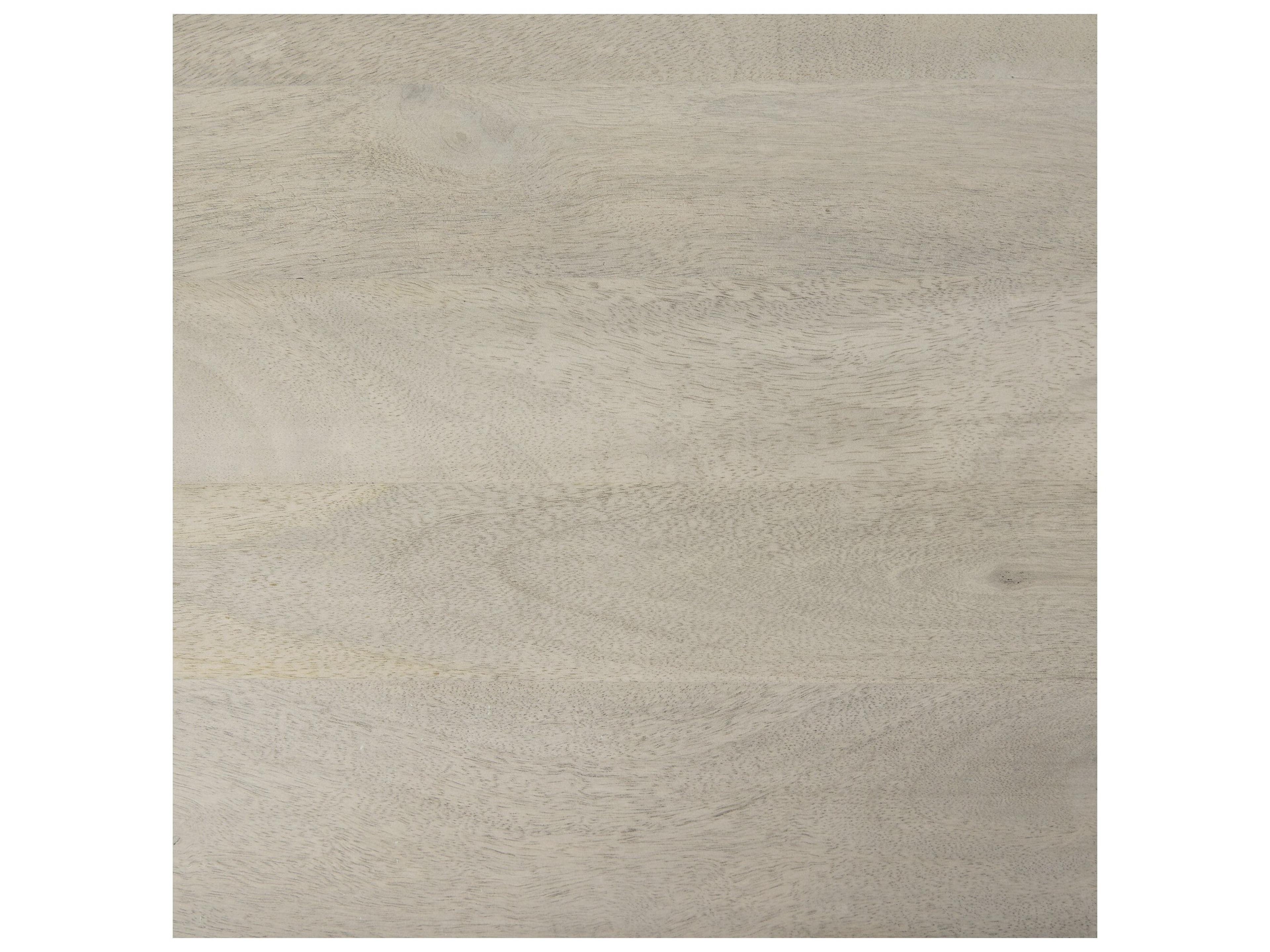 Mercana Arreto Natural Solid Wood Hexagonal Storage Coffee Table