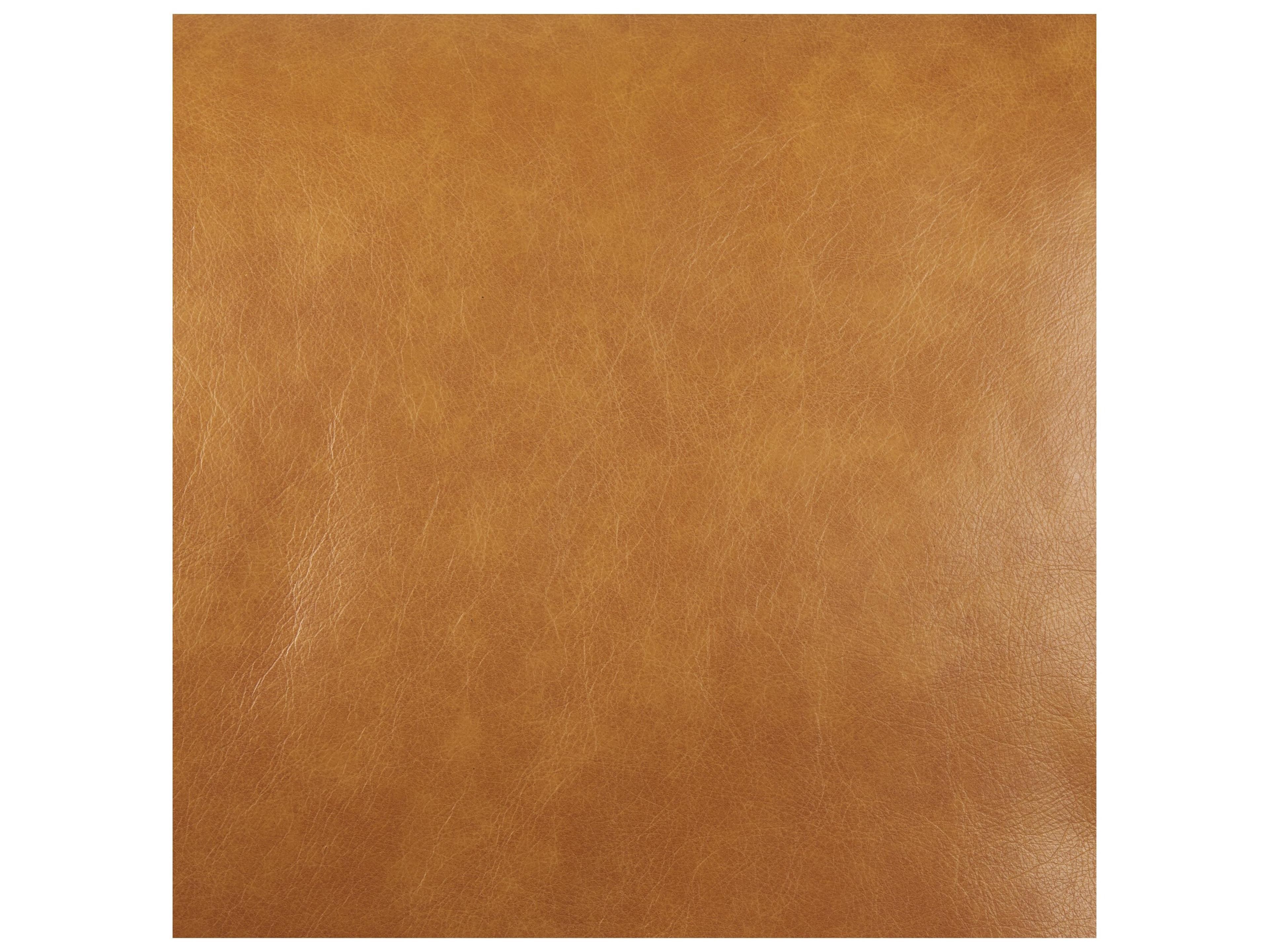 Mercana Svend 65.0L x 38.0W x 34.0H Tan Leather Love Seat Sofa