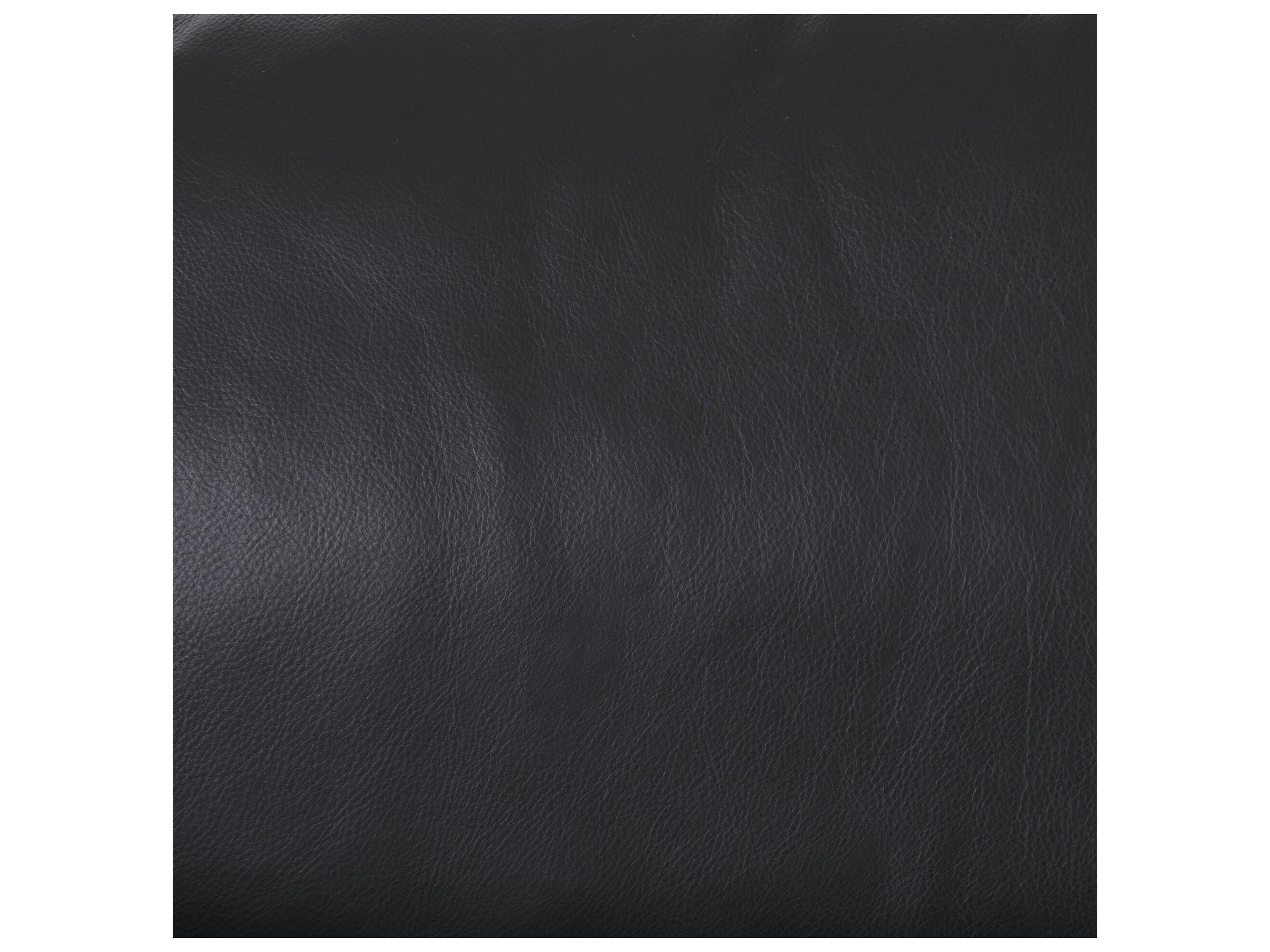 Mercana Svend 88.0L x 38.0W x 34.0H Black Leather Sofa