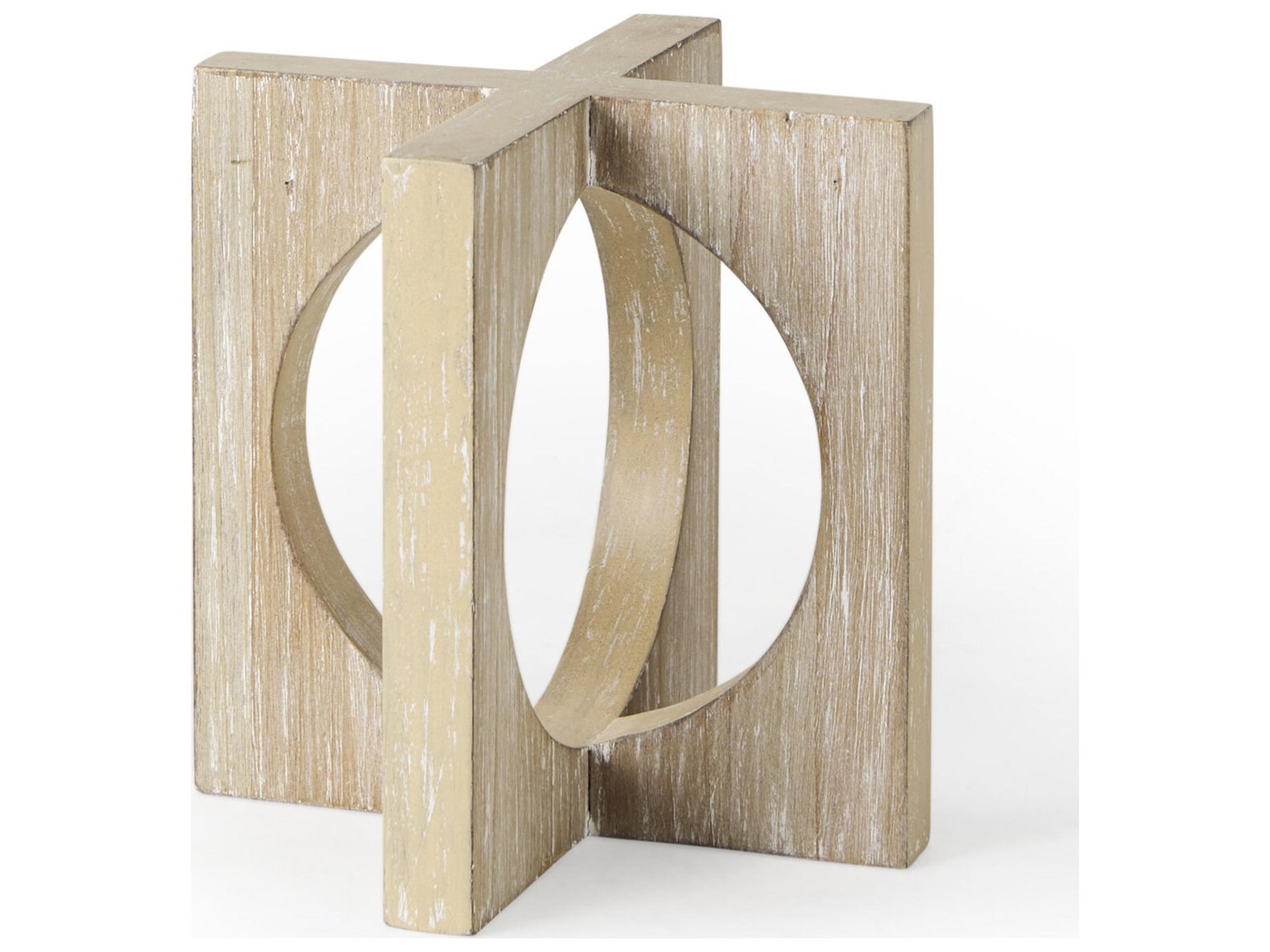 Cambie  5.7L x 5.7W x 5.7H Light Brown Wood Small Decorative Object