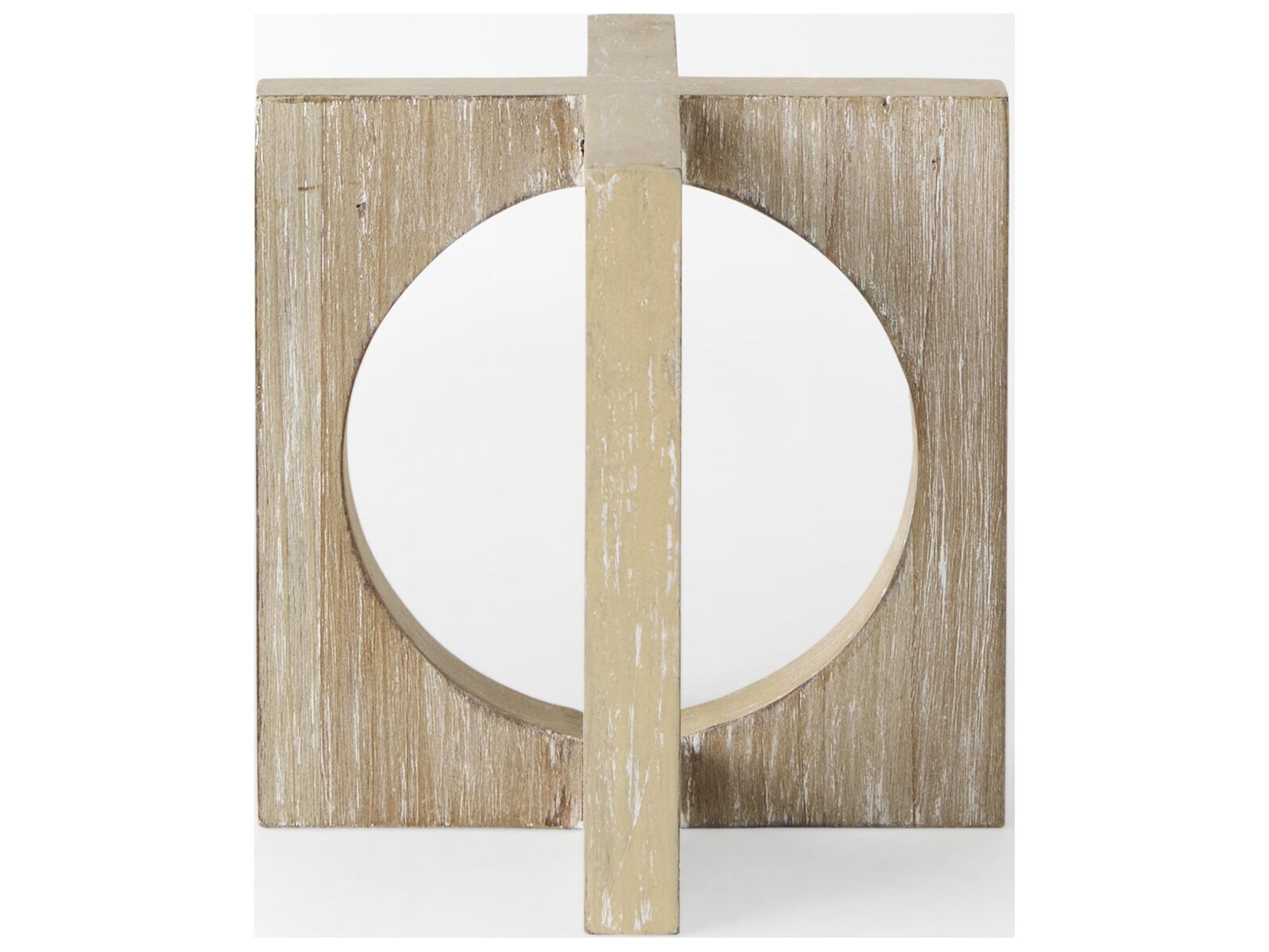 Mercana Cambie  5.7L x 5.7W x 5.7H Light Brown Wood Small Decorative Object