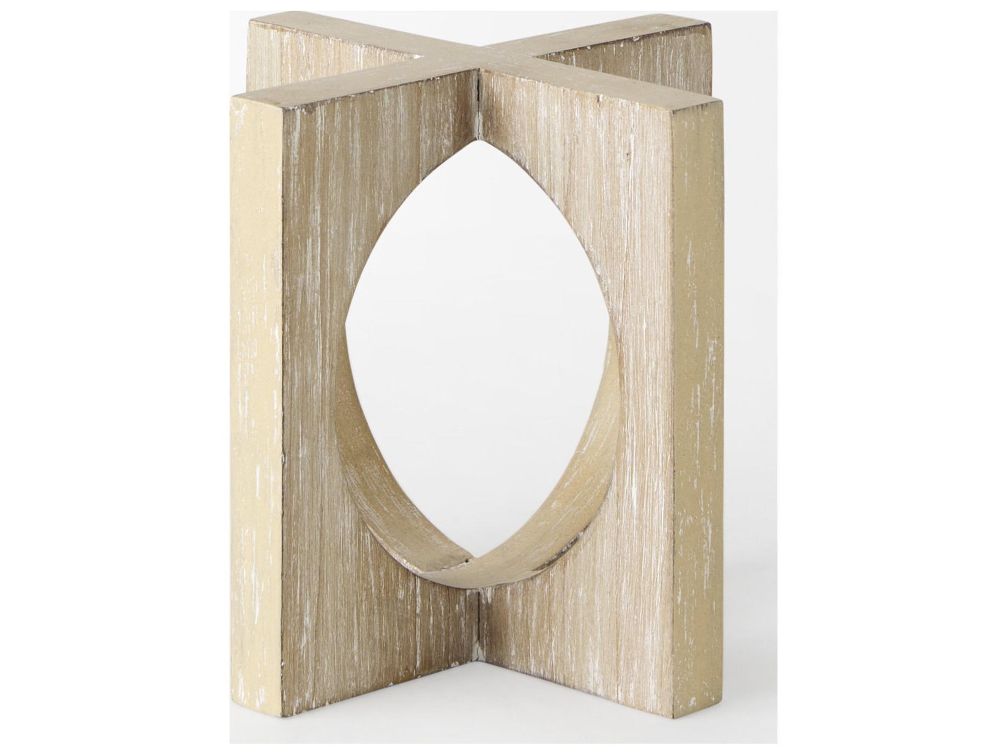 Mercana Cambie  5.7L x 5.7W x 5.7H Light Brown Wood Small Decorative Object